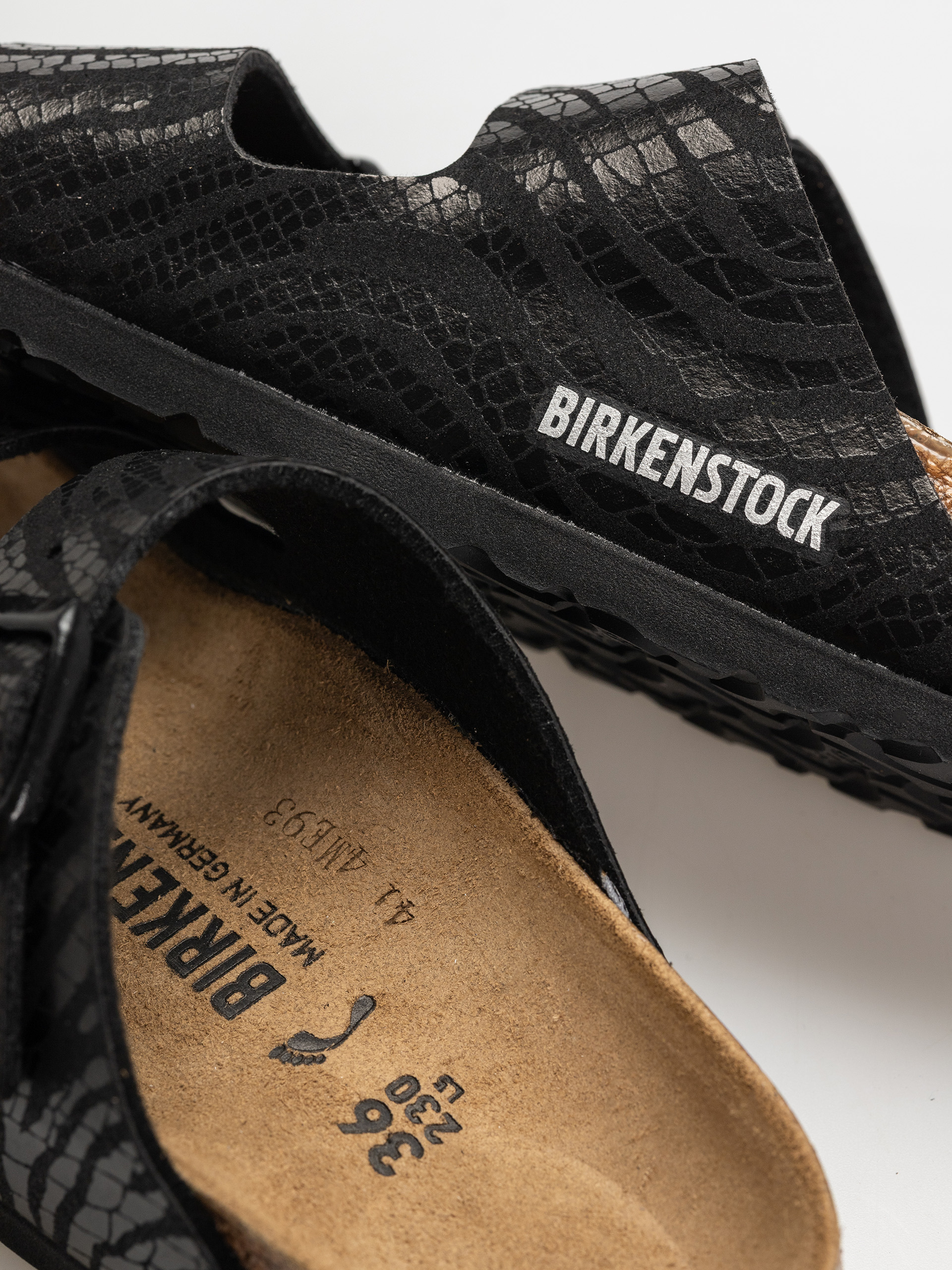 Birkenstock Arizona Animal Print Narrow Wmn Flip-flop papucsok (zebra black)