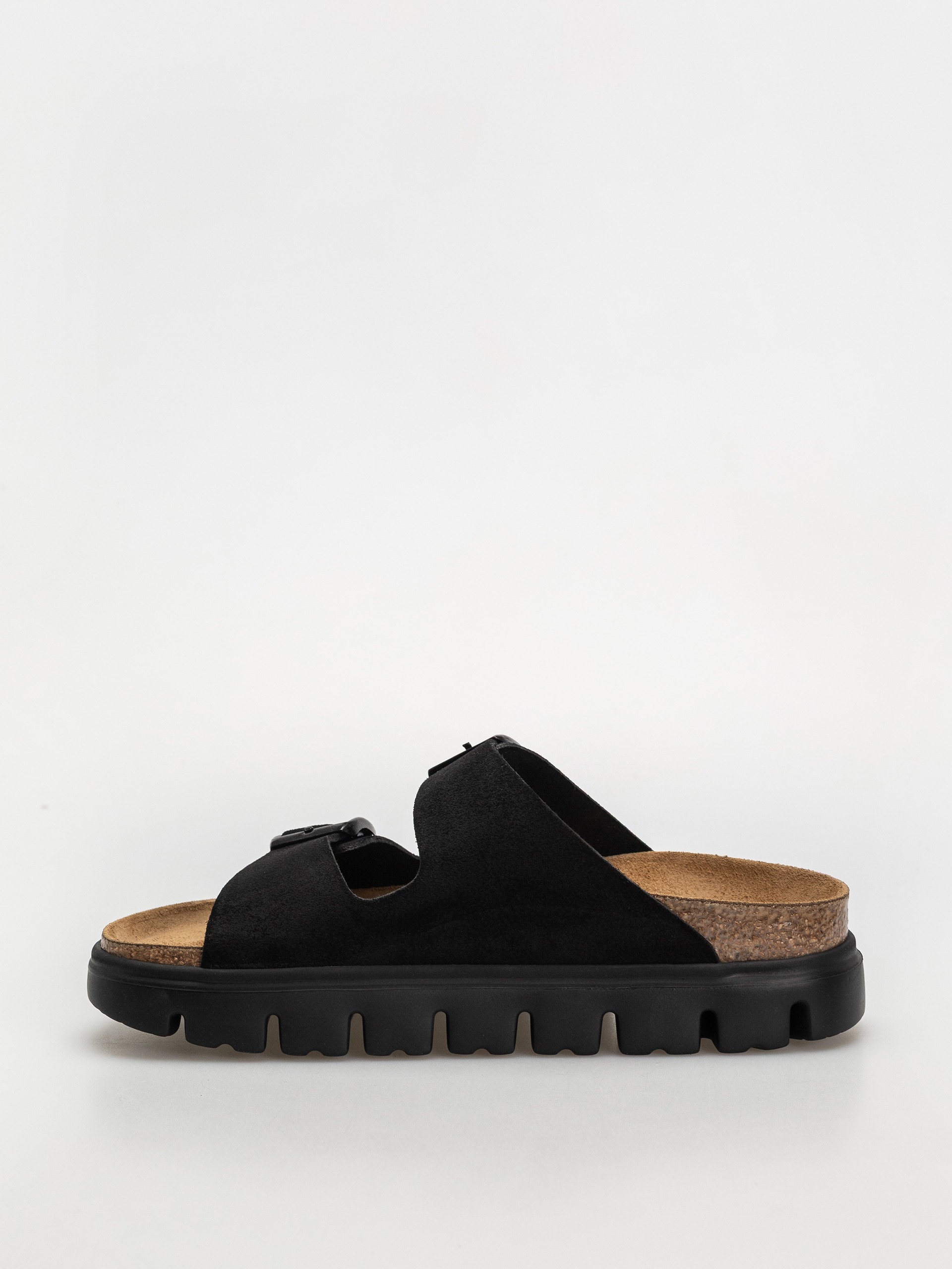 Birkenstock Arizona Chunky Suede Narrow Wmn Flip-flop papucsok (black/black)