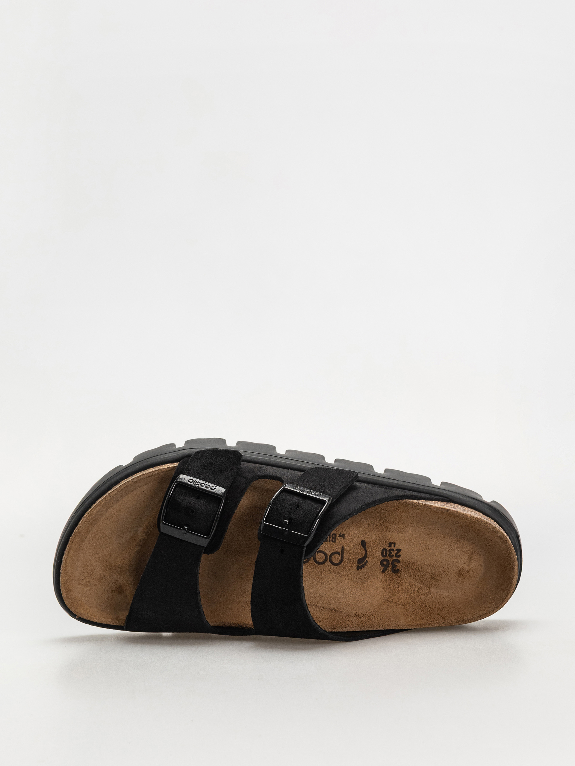 Birkenstock Arizona Chunky Suede Narrow Wmn Flip-flop papucsok (black/black)
