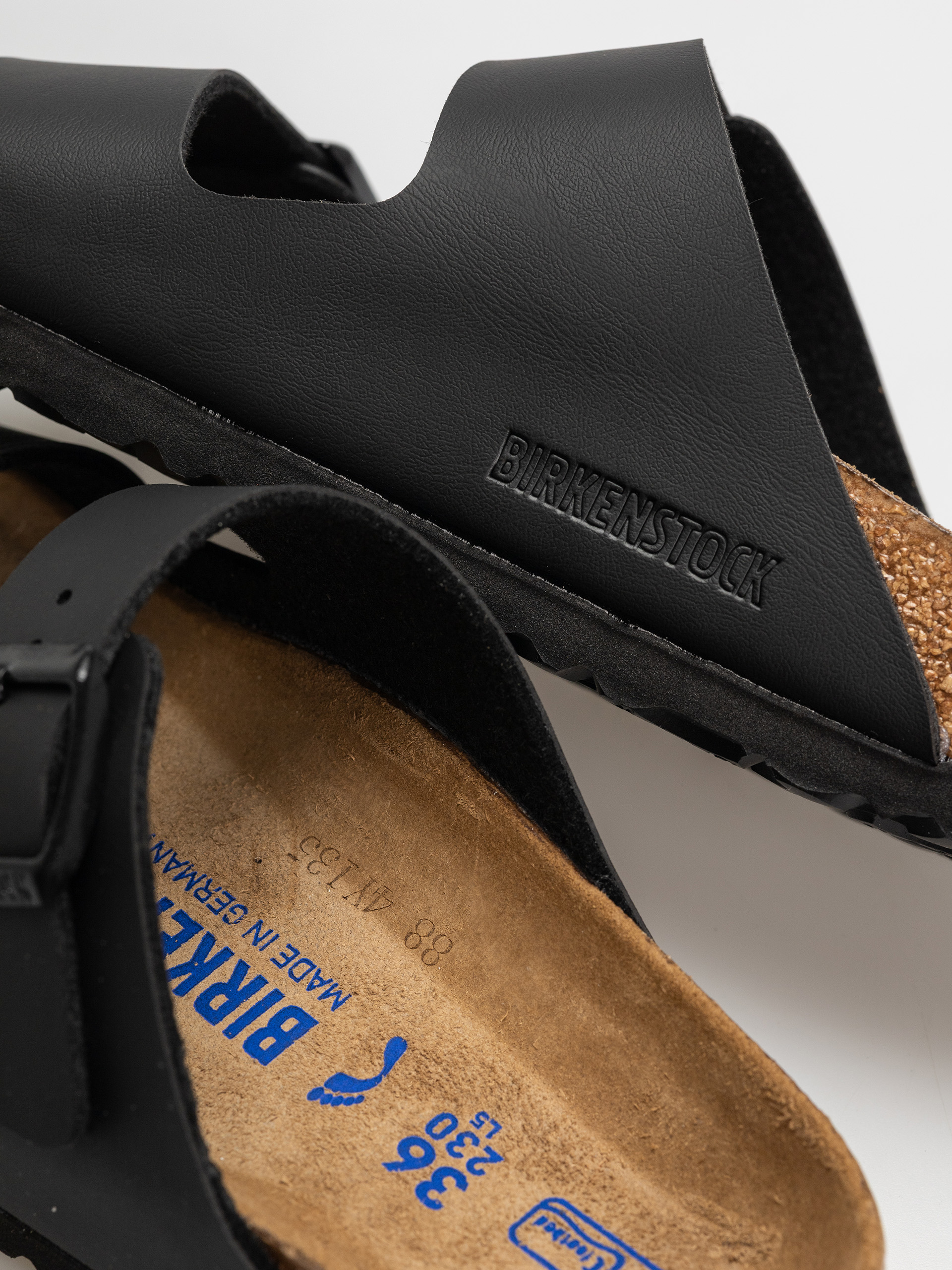 Birkenstock Arizona Sfb Briko Flor Narrow Wmn Flip-flop papucsok (black)