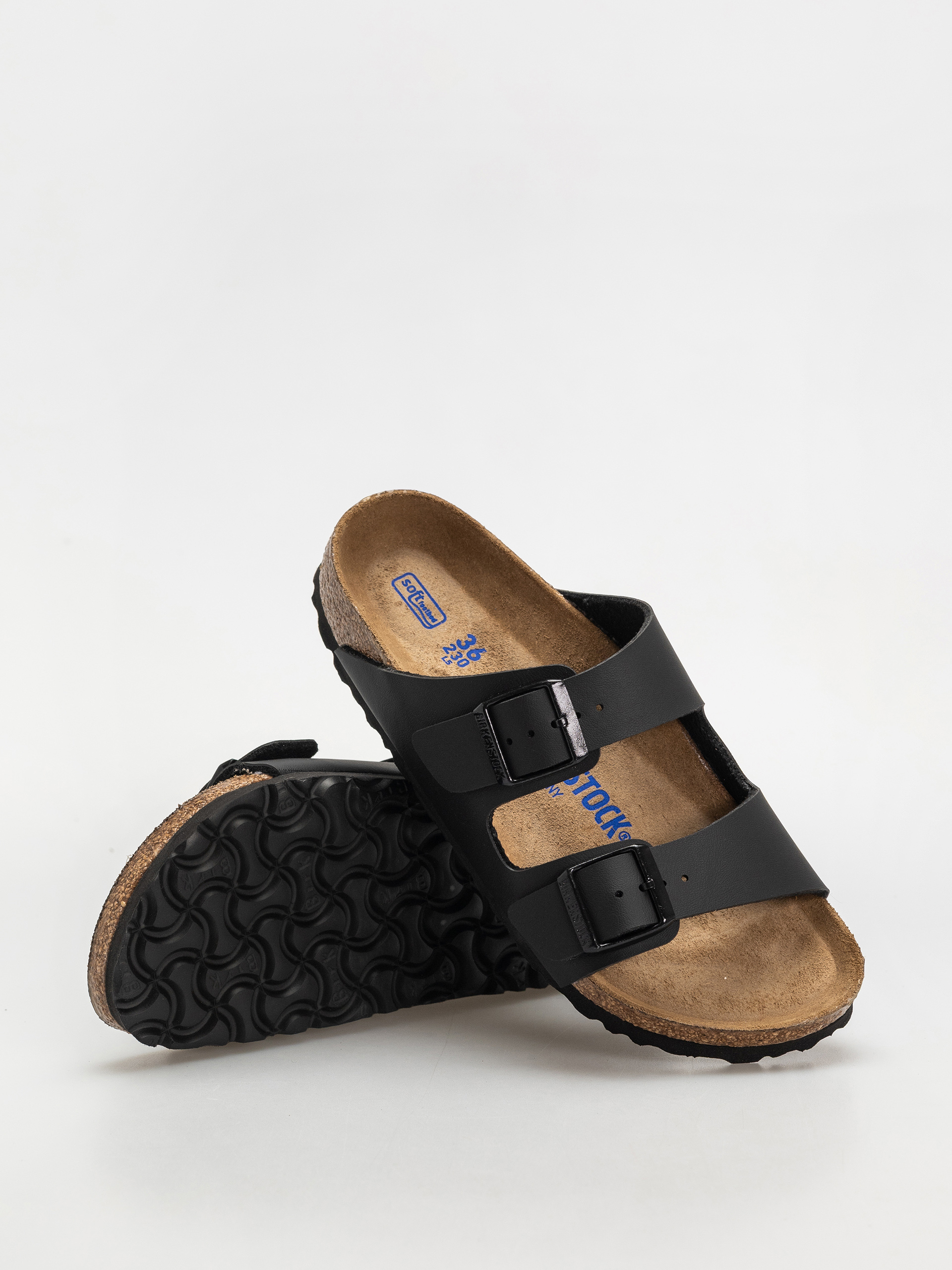 Birkenstock Arizona Sfb Briko Flor Narrow Wmn Flip-flop papucsok (black)