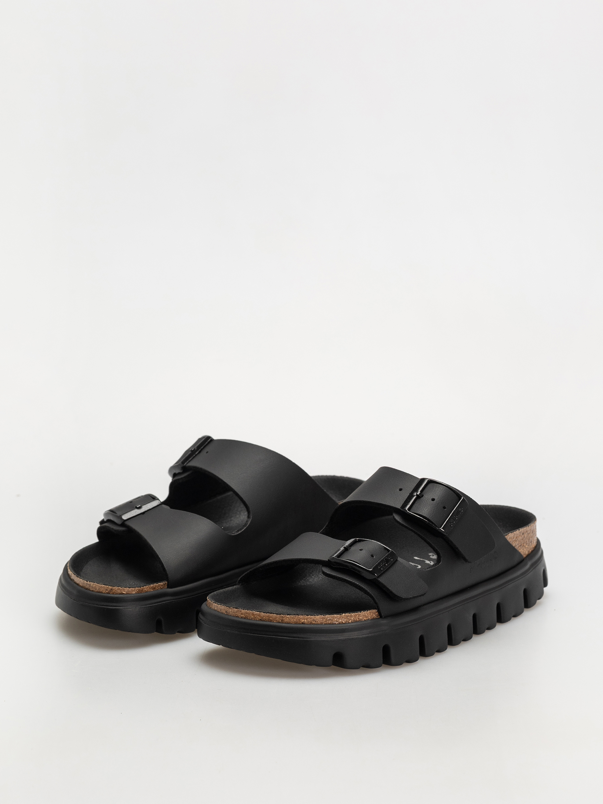 Birkenstock Arizona Chunky Briko Flor Narrow Wmn Flip-flop papucsok (black/black)