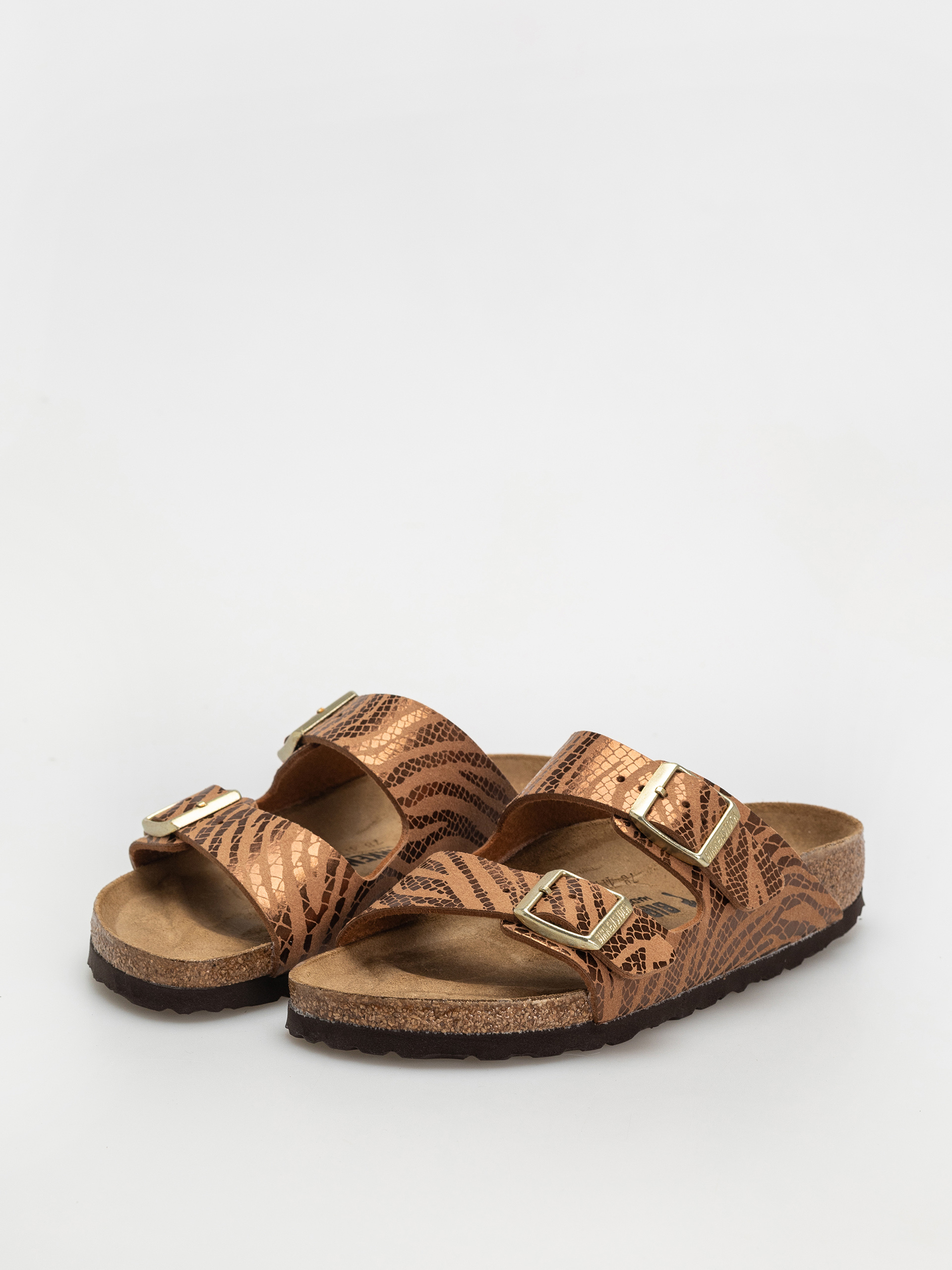 Birkenstock Arizona Animal Print Narrow Wmn Flip-flop papucsok (zebra pecan)