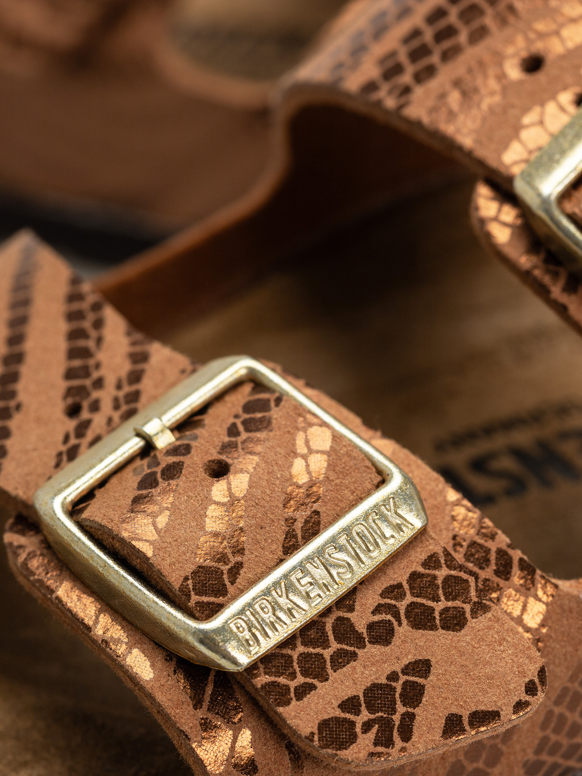 Birkenstock Arizona Animal Print Narrow Wmn Flip-flop papucsok (zebra pecan)