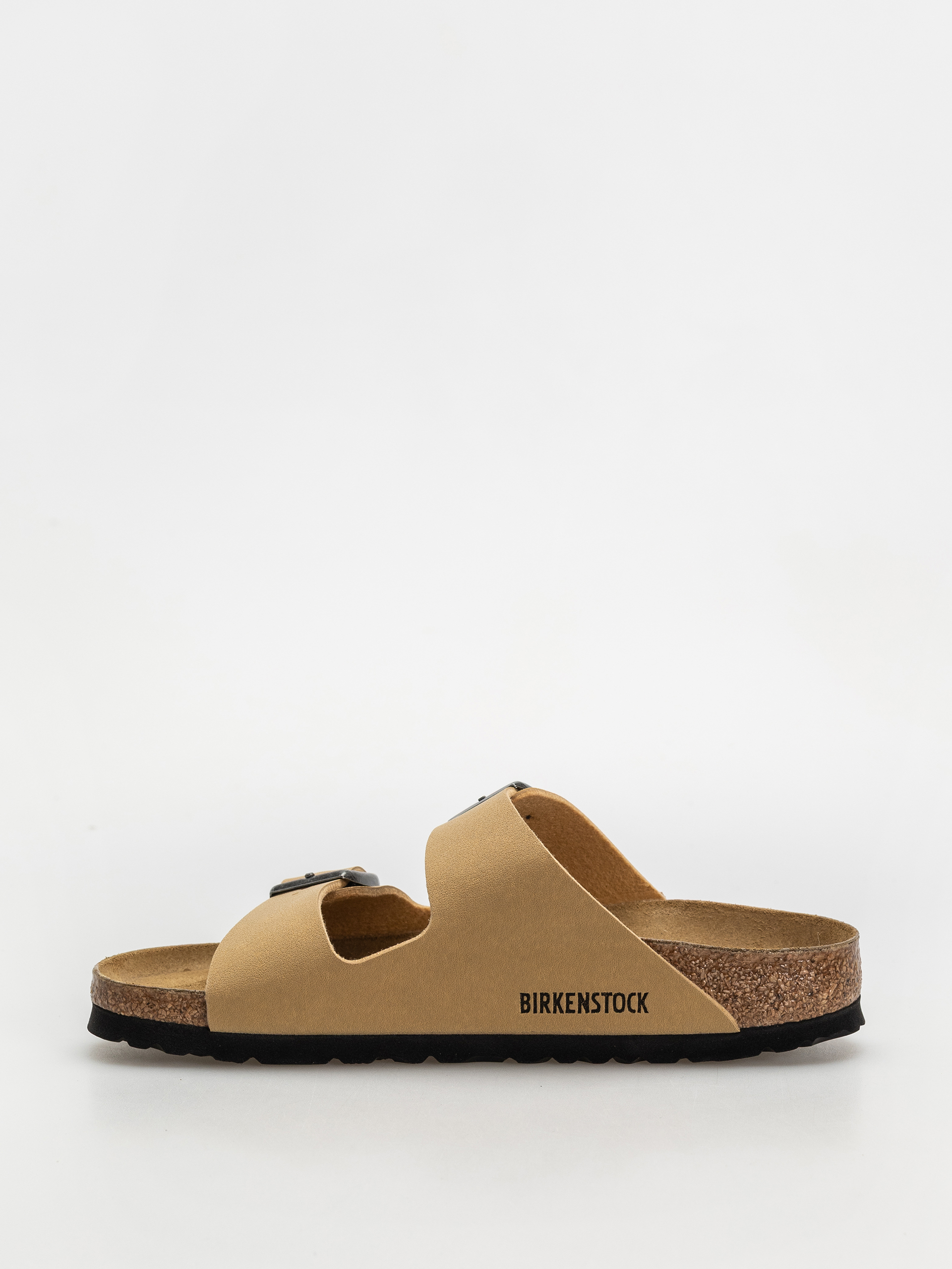 Birkenstock Arizona Birkibuc Narrow Wmn Flip-flop papucsok (latte cream)