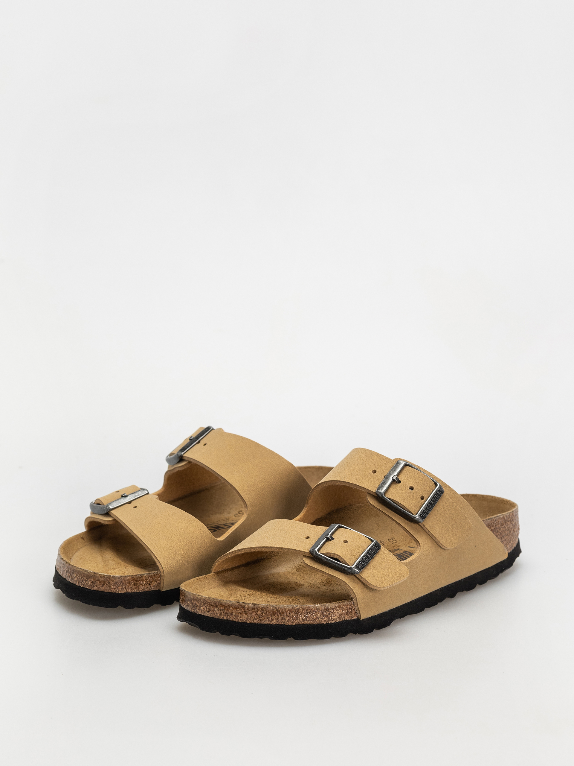 Birkenstock Arizona Birkibuc Narrow Wmn Flip-flop papucsok (latte cream)