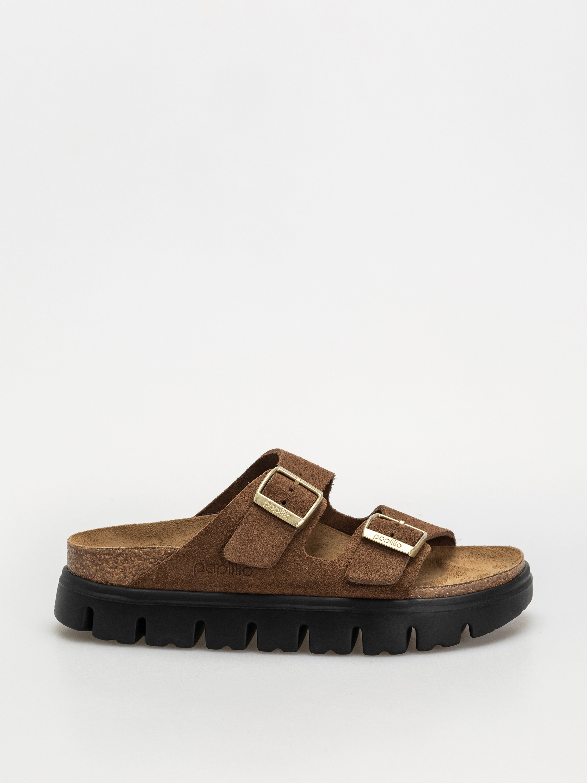 Flip-flop papucsok Birkenstock Arizona Chunky Suede Narrow Wmn