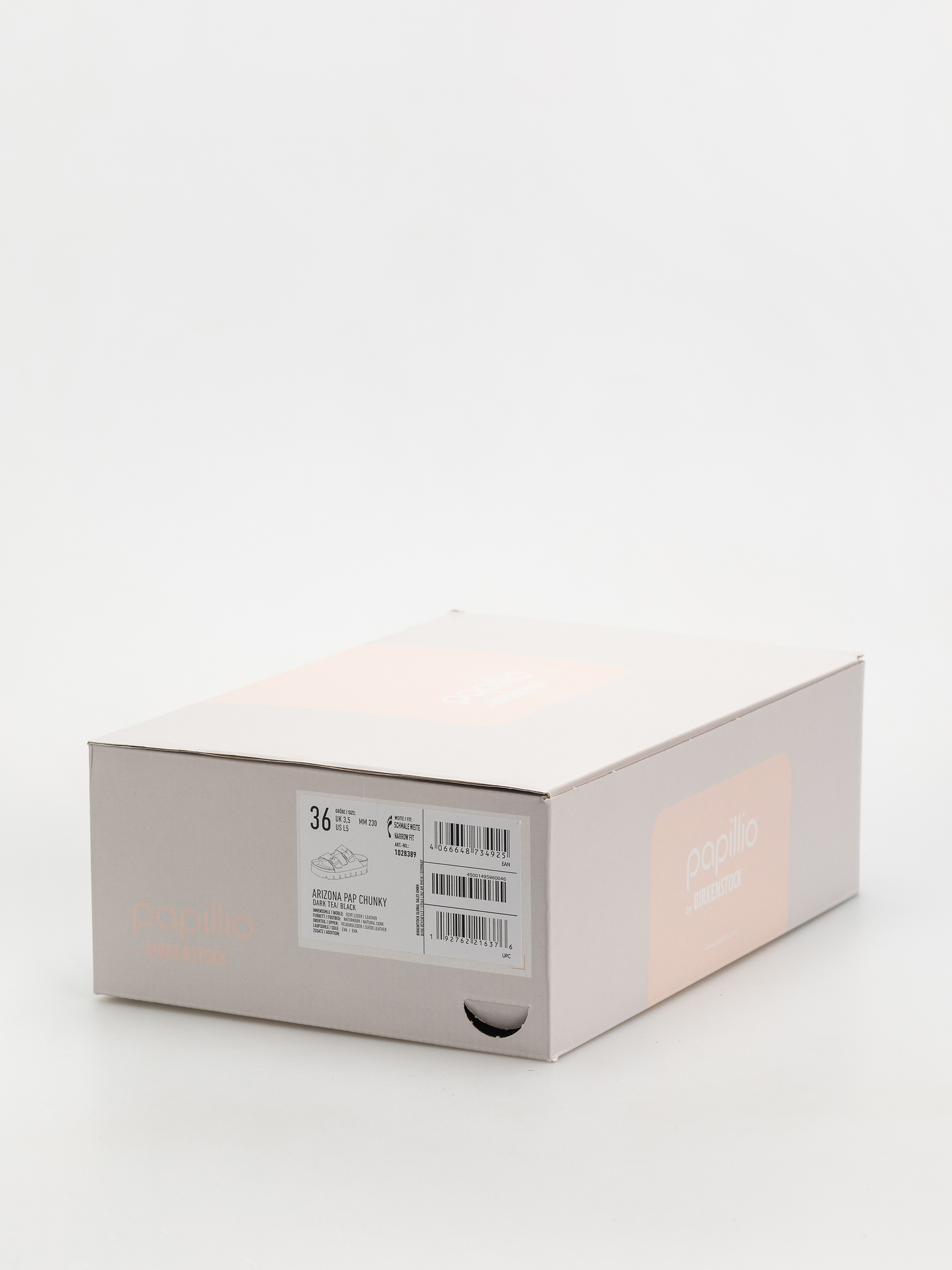 Flip-flop papucsok Birkenstock Arizona Chunky Suede Narrow Wmn (dark tea/black)