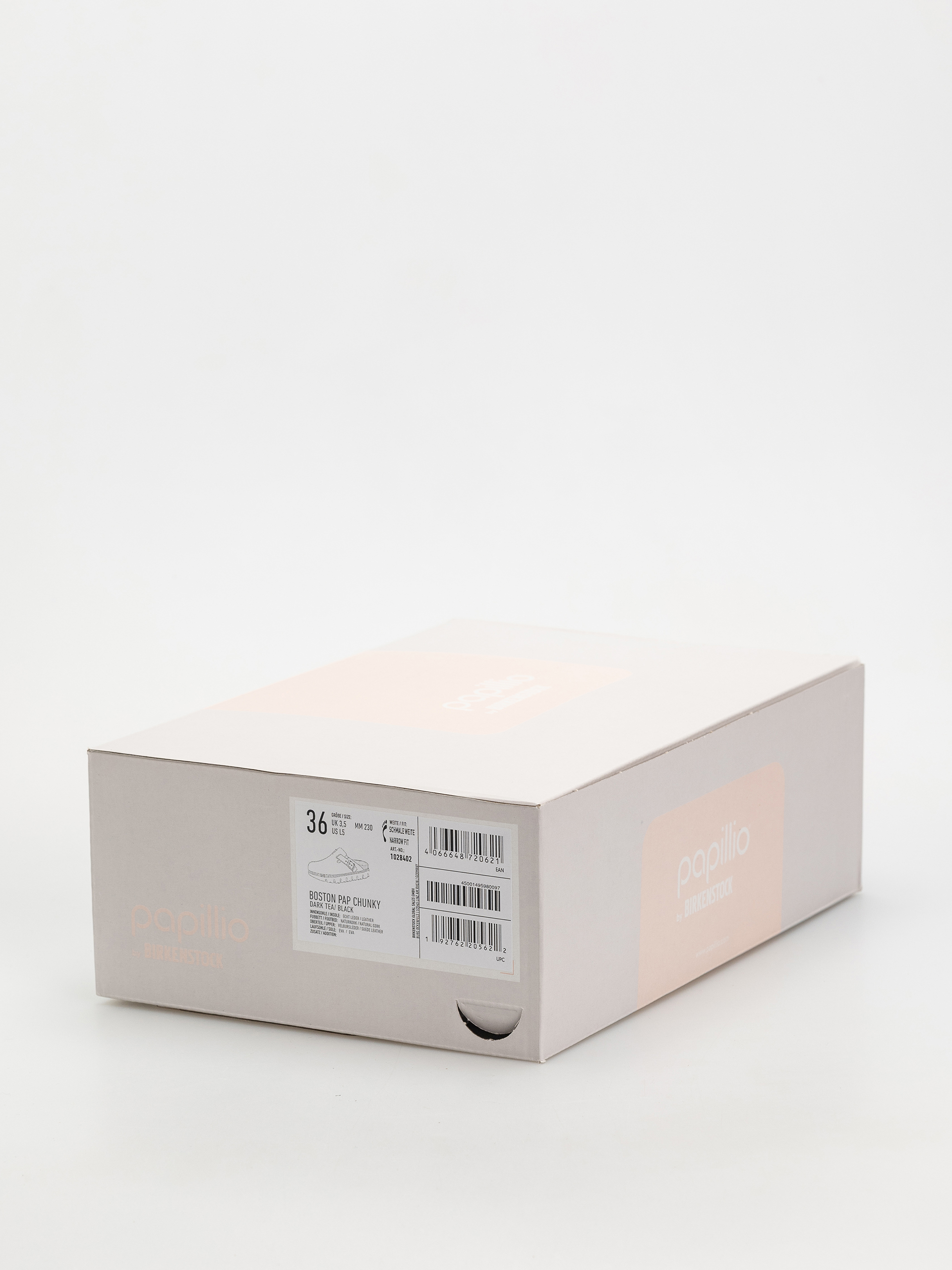 Flip-flop papucsok Birkenstock Boston Chunky Suede Narrow Wmn (dark tea/black)