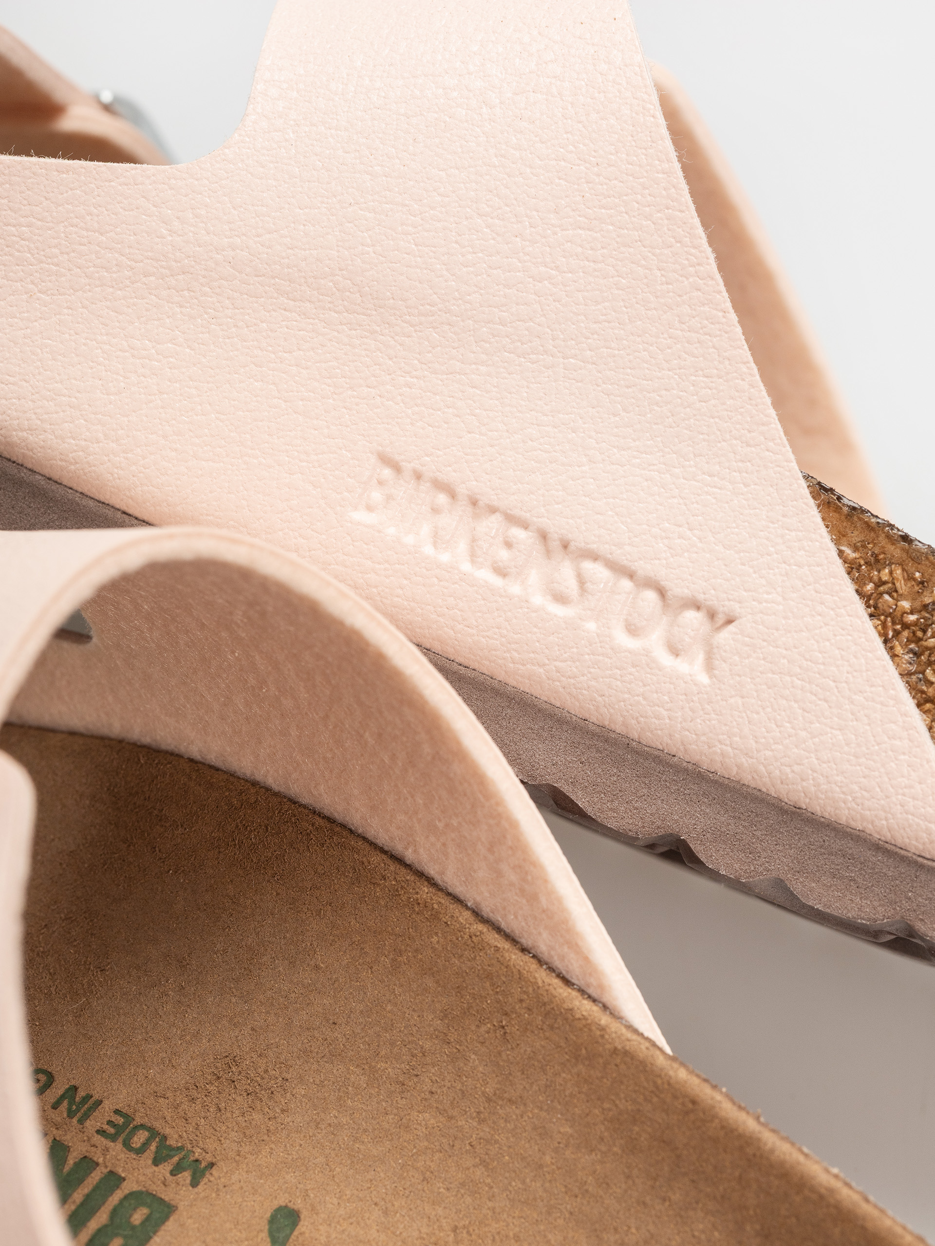 Birkenstock Arizona Birko Flor Nubuck Narrow Wmn Flip-flop papucsok (light rose)