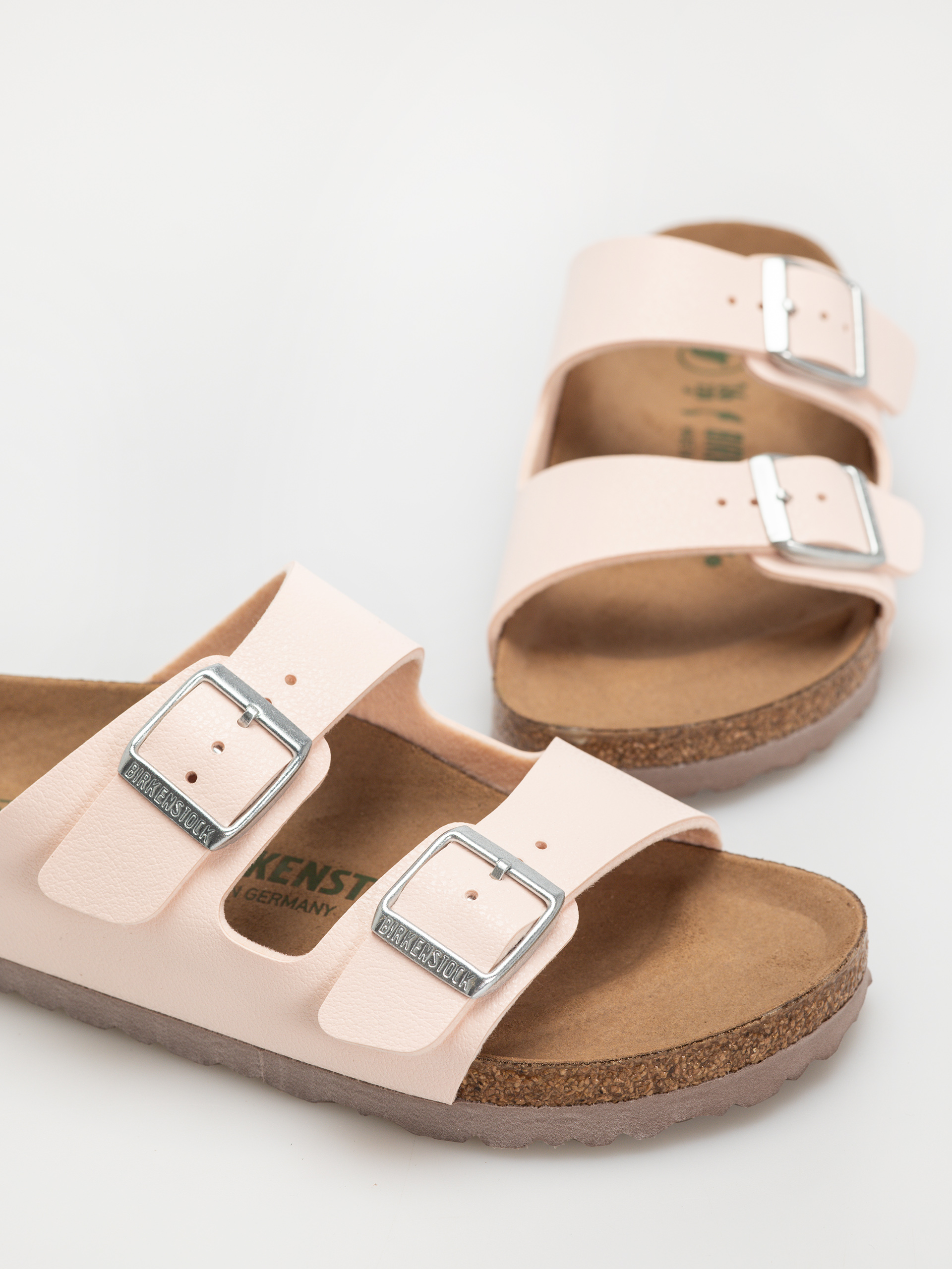Birkenstock Arizona Birko Flor Nubuck Narrow Wmn Flip-flop papucsok (light rose)