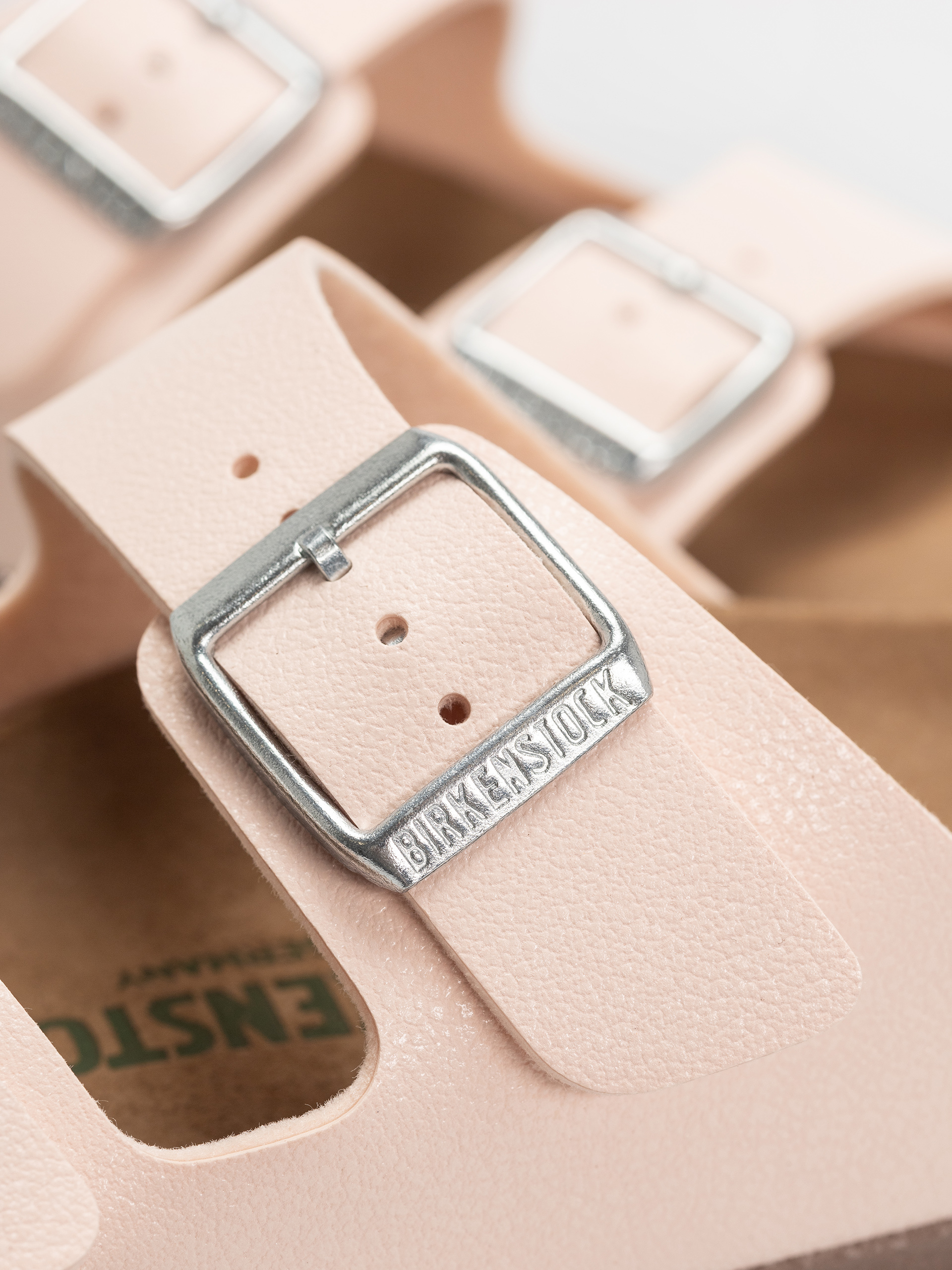 Birkenstock Arizona Birko Flor Nubuck Narrow Wmn Flip-flop papucsok (light rose)