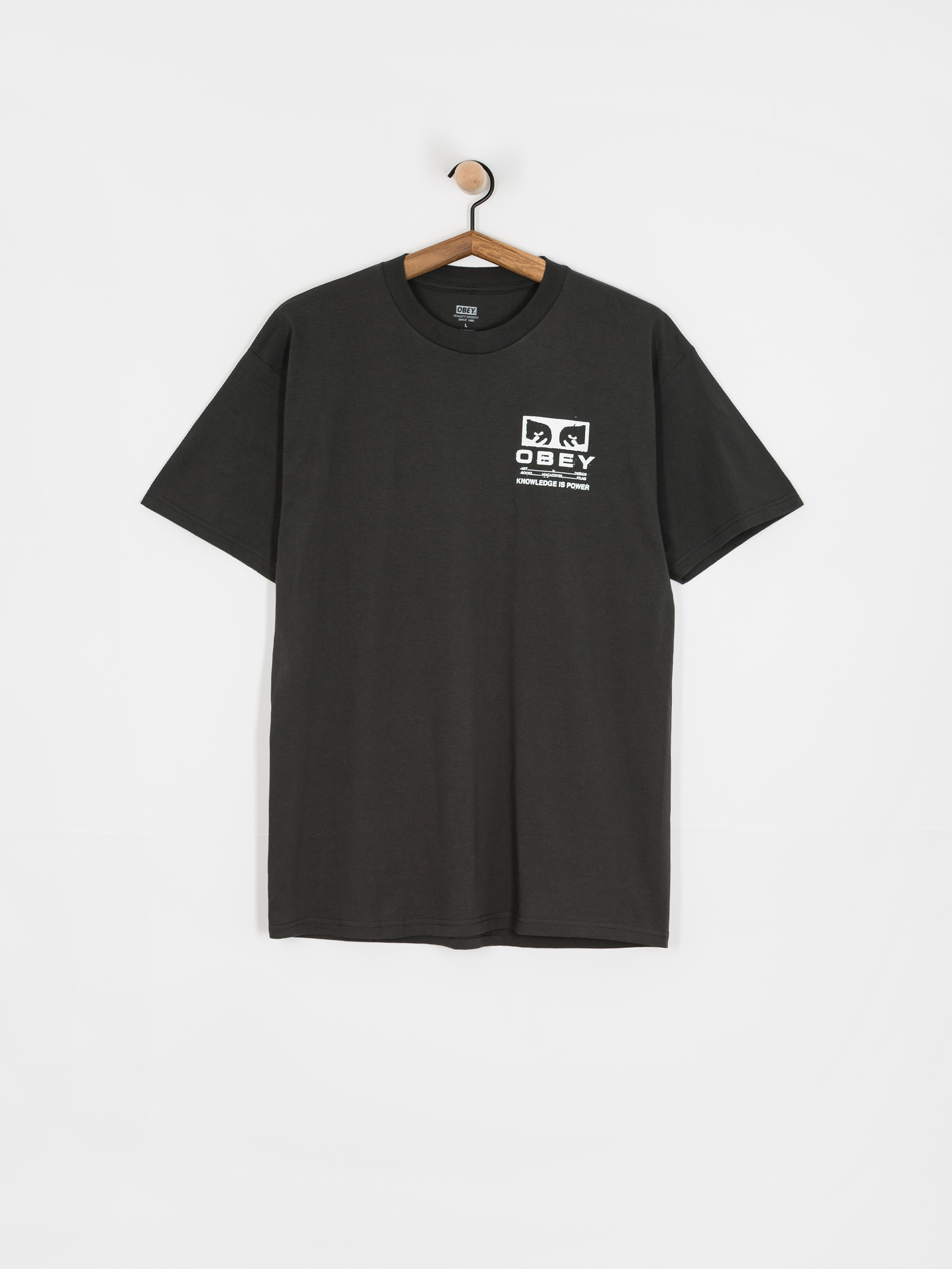 OBEY Permission Póló (vintage black)