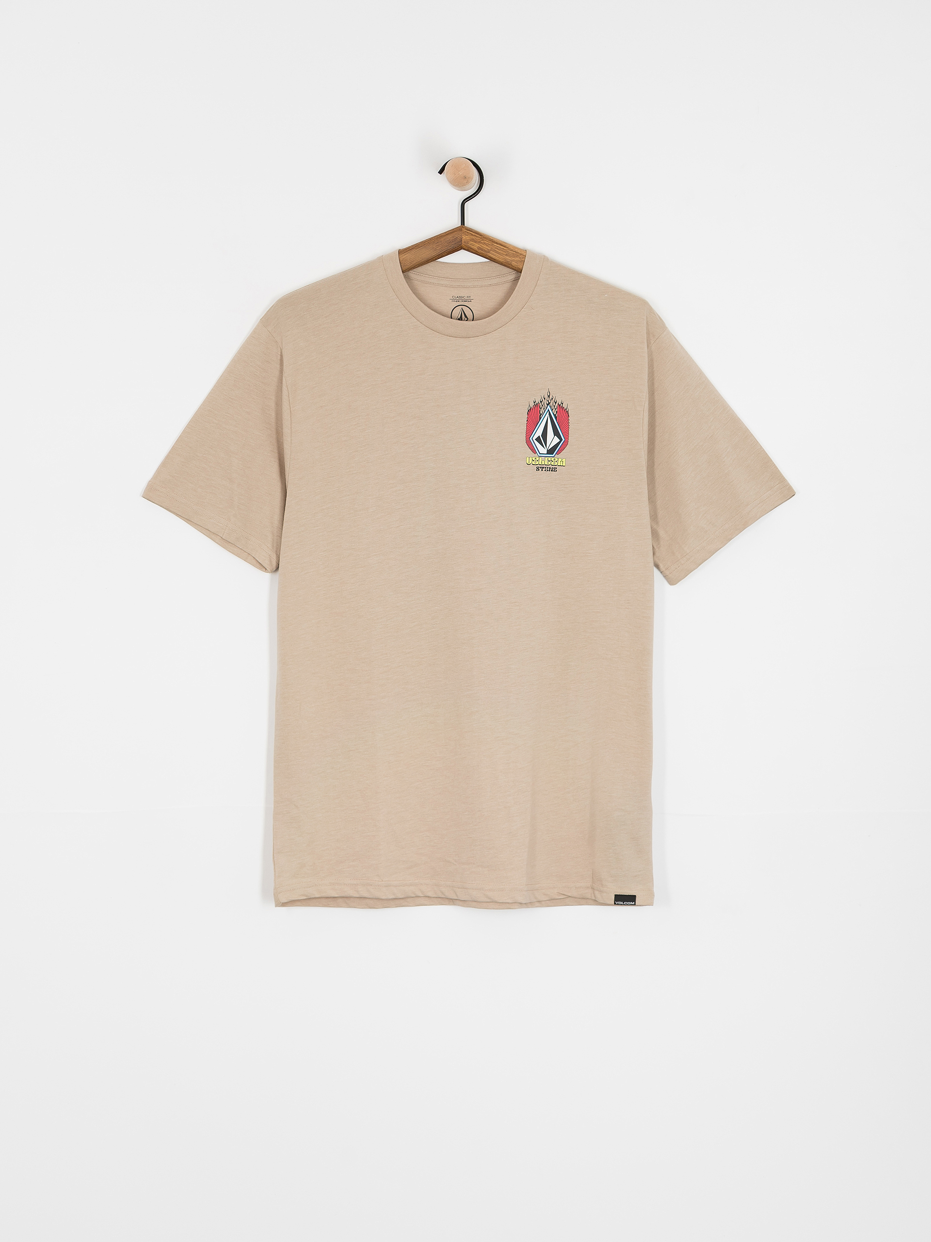 Volcom Draggin Stone Hth Póló (light khaki)