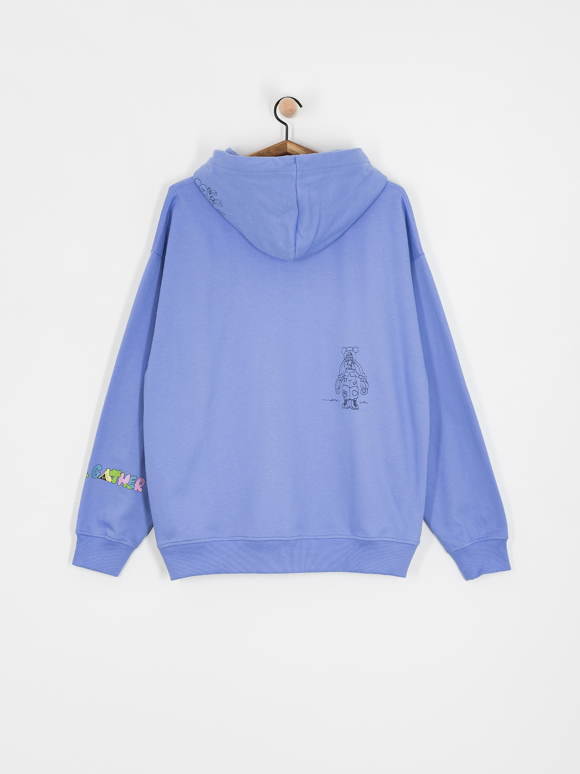 The North Face Mountain Cleanup Oversized HD Kapucnis pulóver (virtual blue)