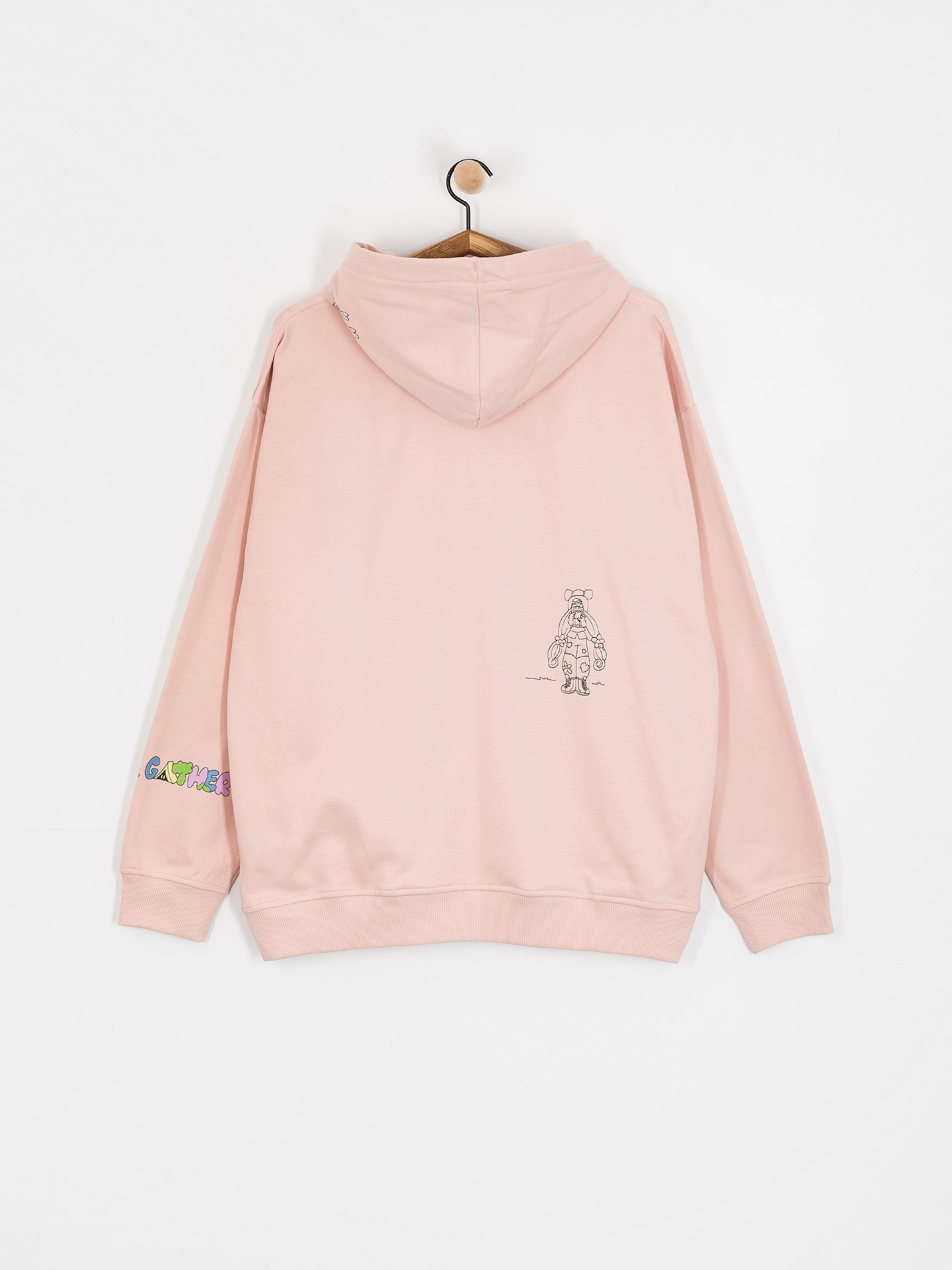 The North Face Mountain Cleanup Oversized HD Kapucnis pulóver (pink moss)