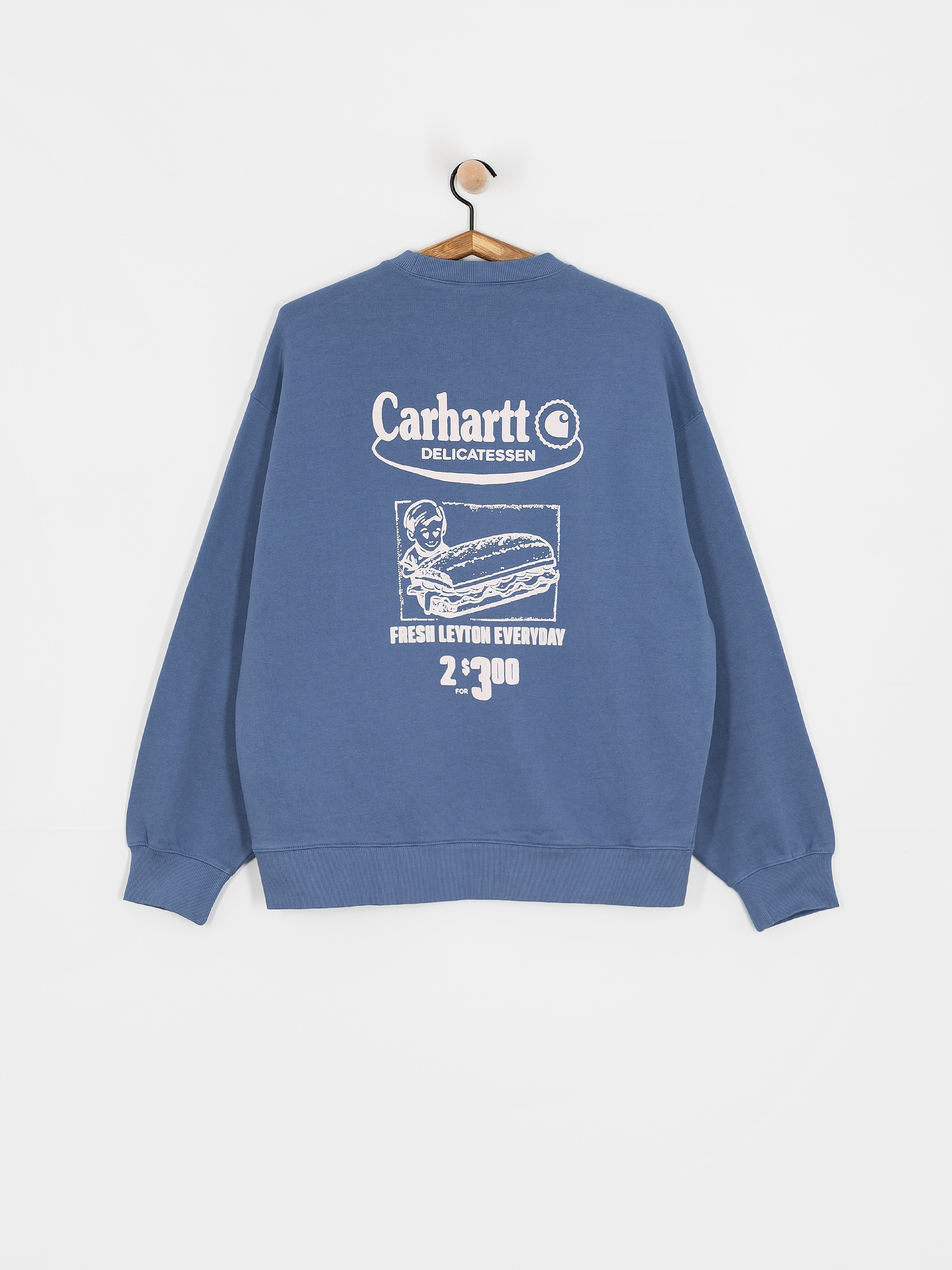 Carhartt WIP Catalogue Pulóver (blue iris/air pink)