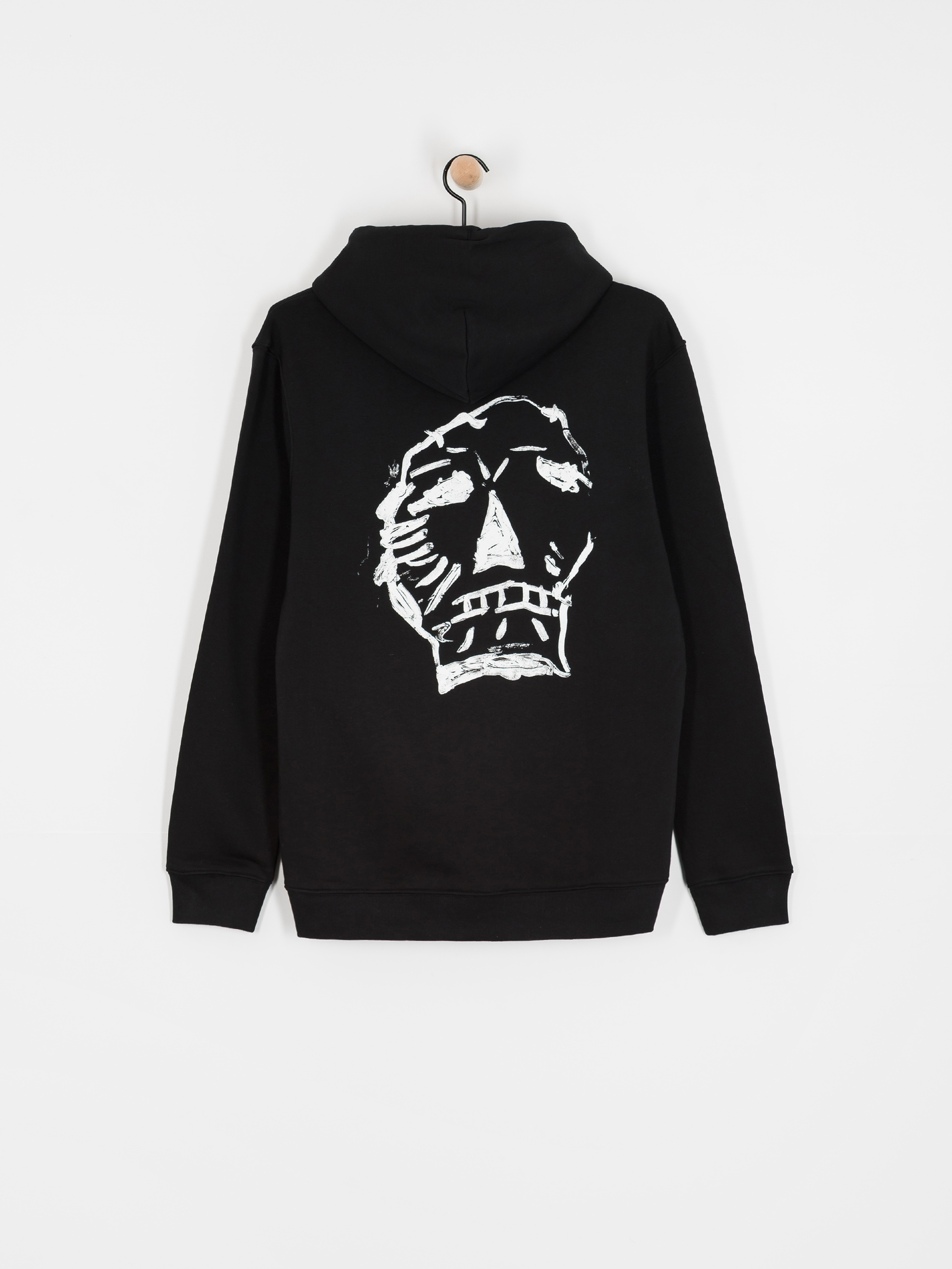 Kapucnis pulóver Poetic Collective Big Skull HD (black)