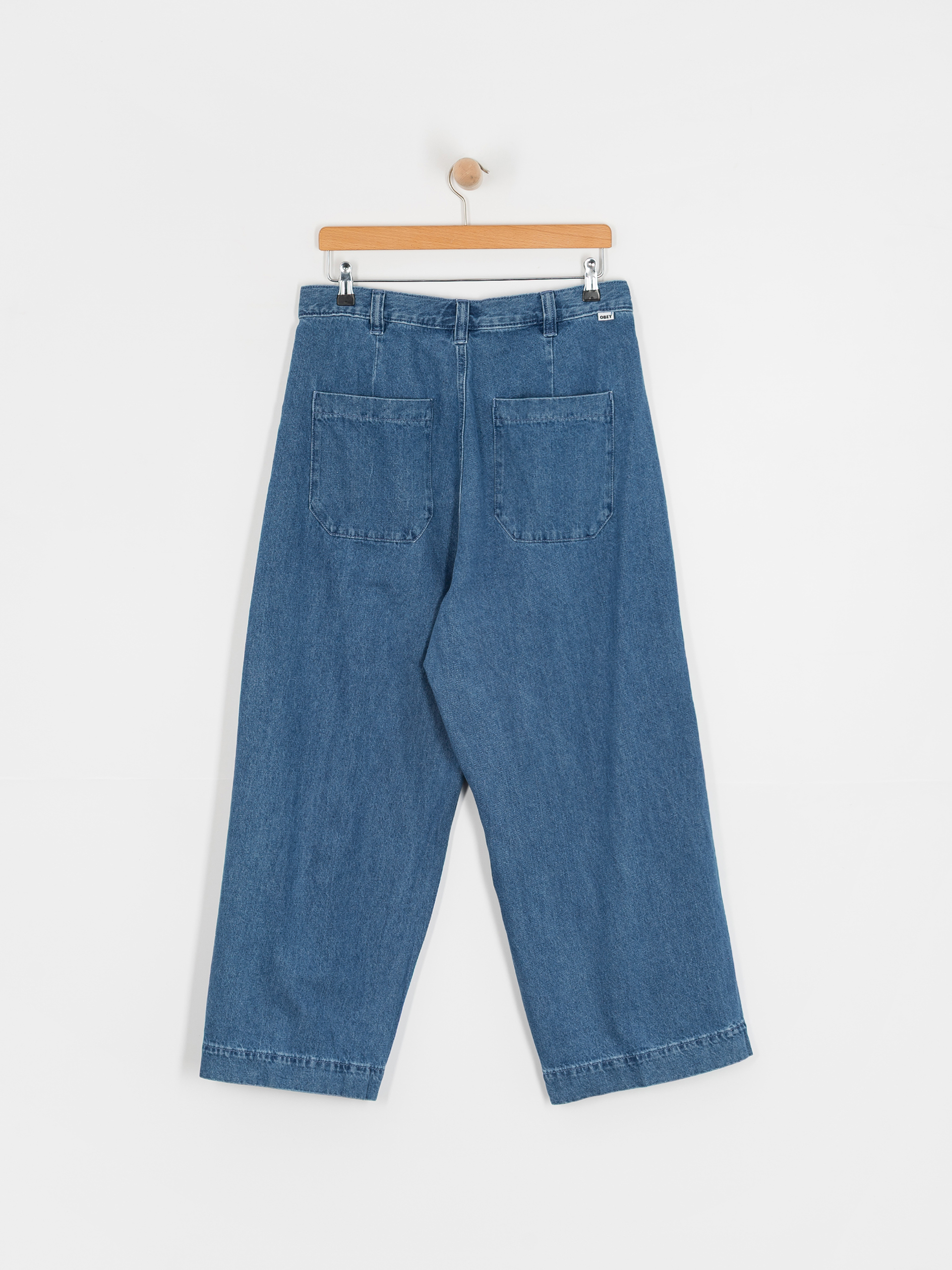 Kisnadrág OBEY Oliver Denim Pleated (light indigo)
