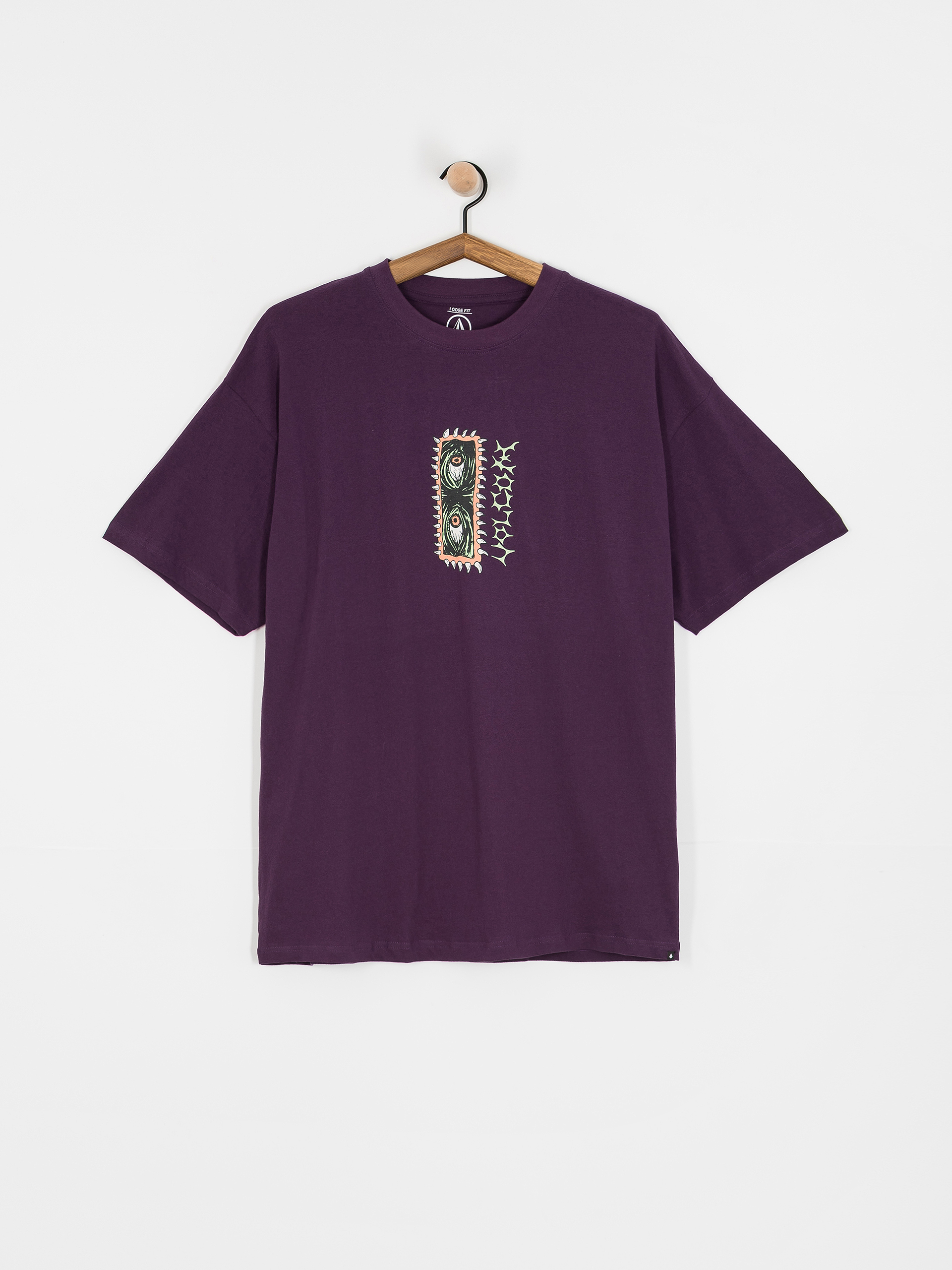 Volcom Eye Rust Lse Póló (grape royale)