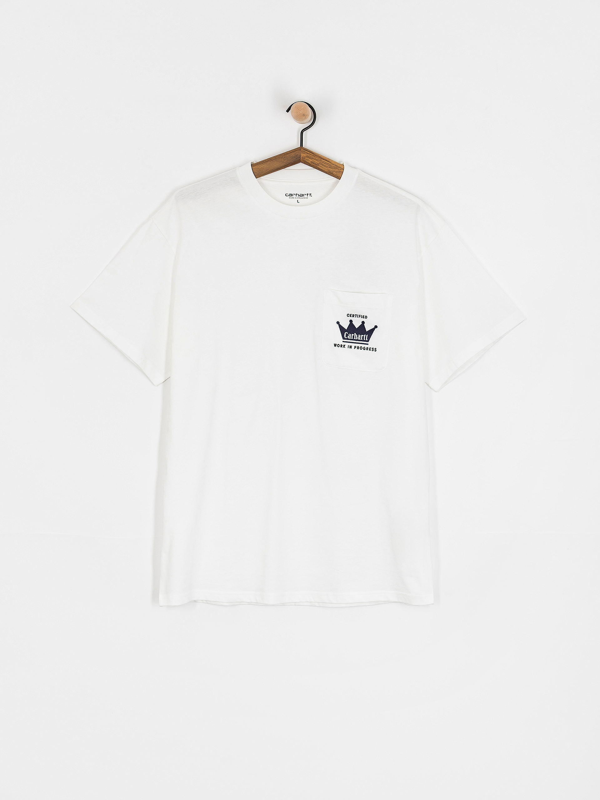 Carhartt WIP Crown Pocket Pu00f3lu00f3 (white)