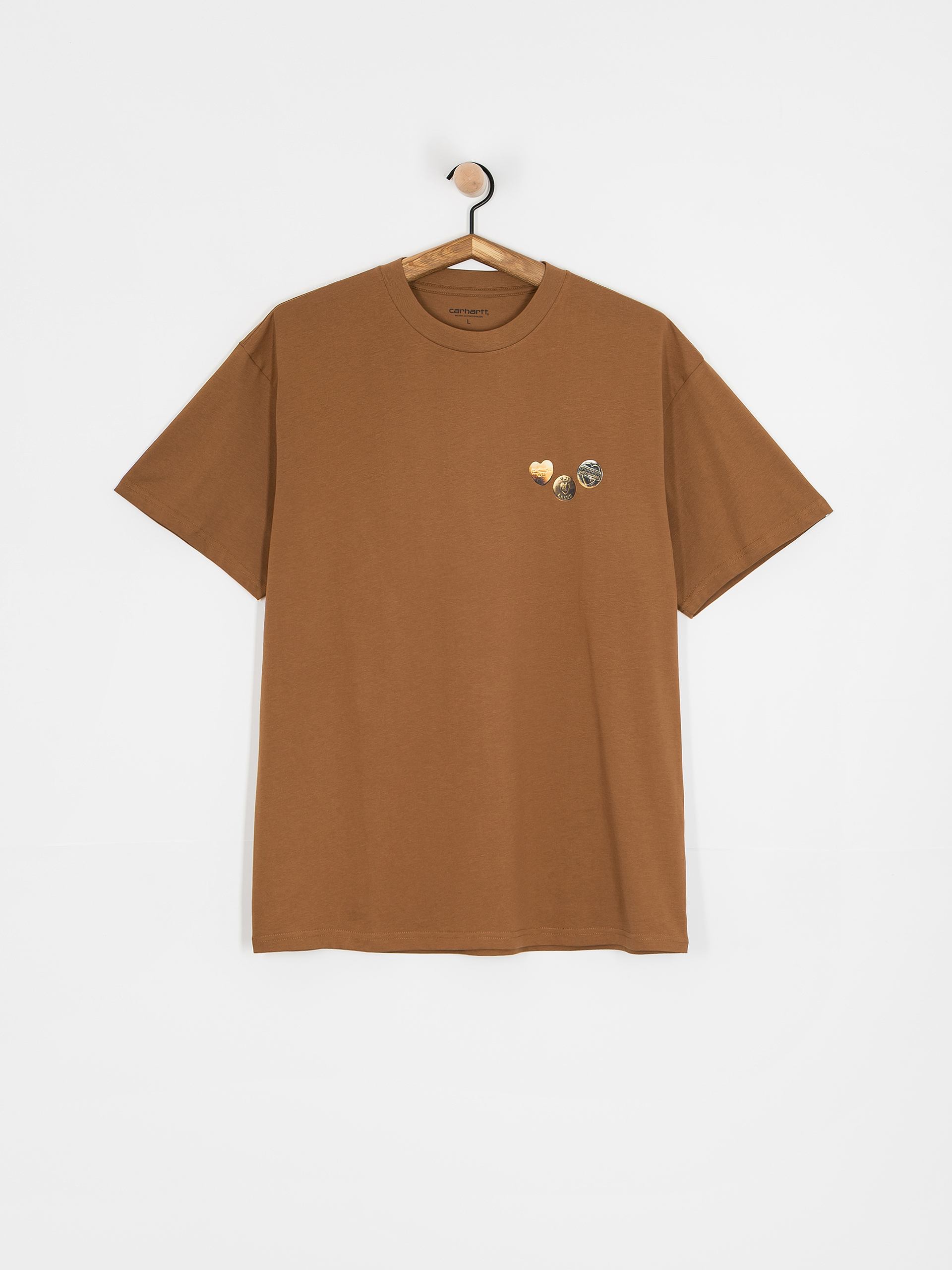 Carhartt WIP Button Póló (hamilton brown)