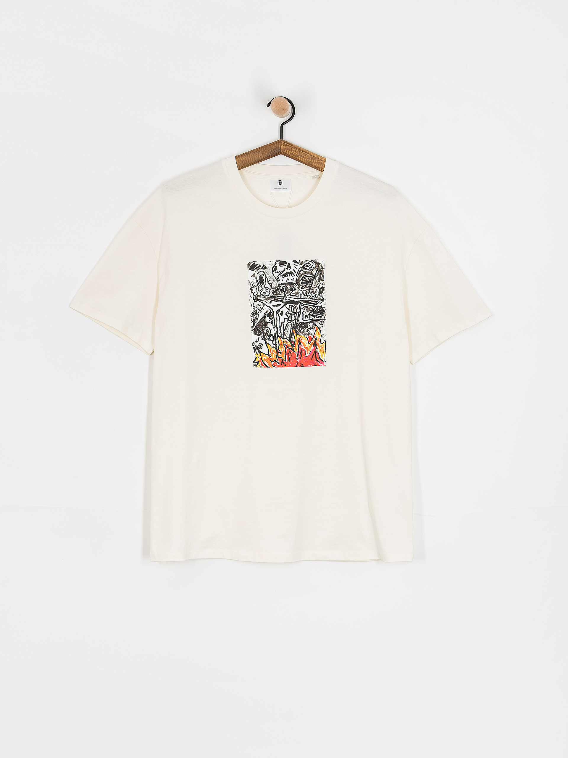 Poetic Collective Burning Skull Pu00f3lu00f3 (ivory)