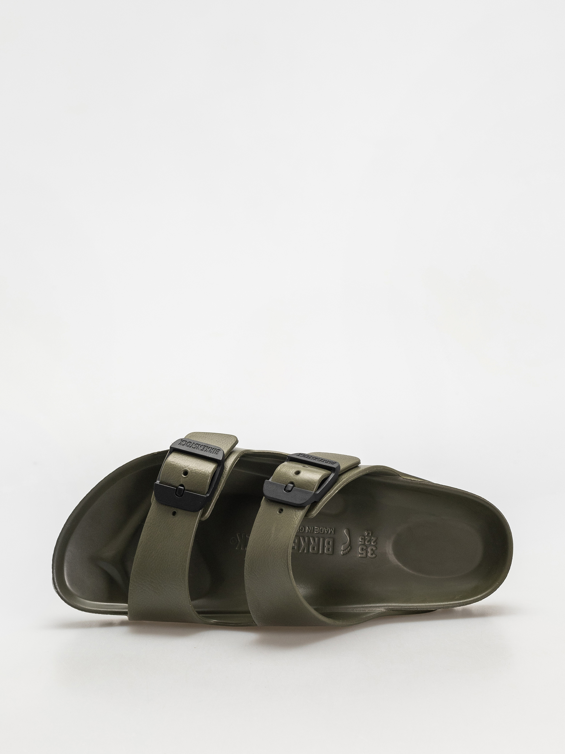 Birkenstock Arizona Stealth Buckle EVA Narrow Wmn Flip-flop papucsok (khaki/black)