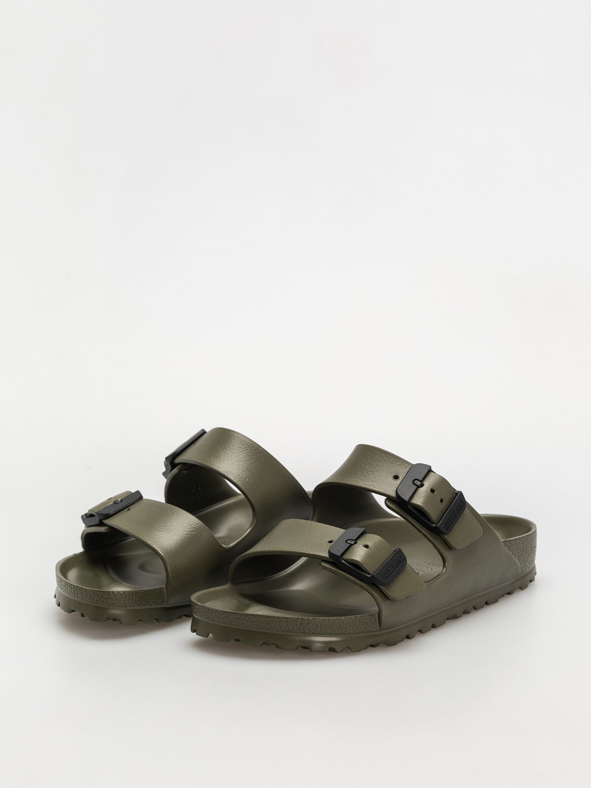 Birkenstock Arizona Stealth Buckle EVA Narrow Wmn Flip-flop papucsok (khaki/black)