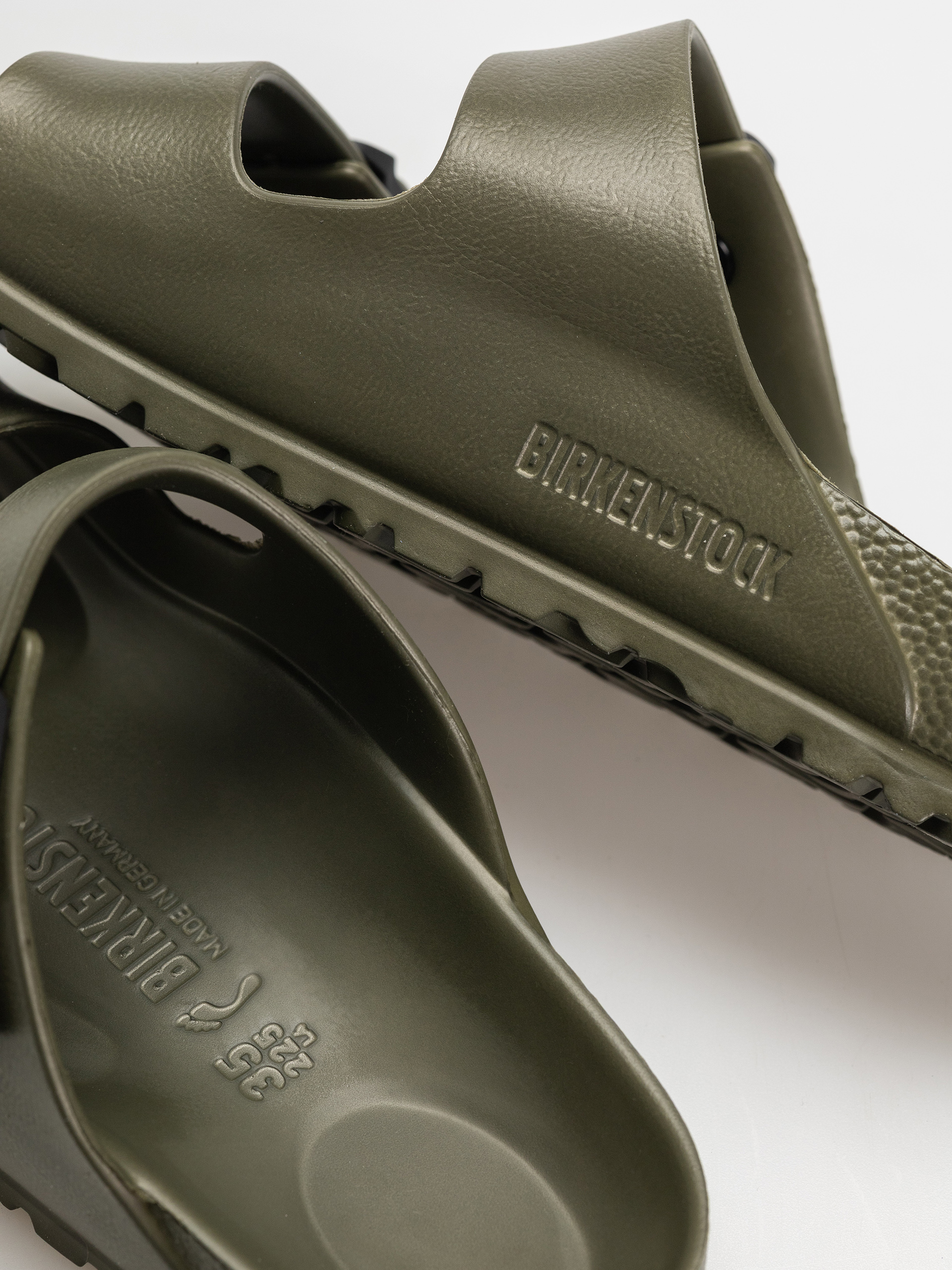 Birkenstock Arizona Stealth Buckle EVA Narrow Wmn Flip-flop papucsok (khaki/black)