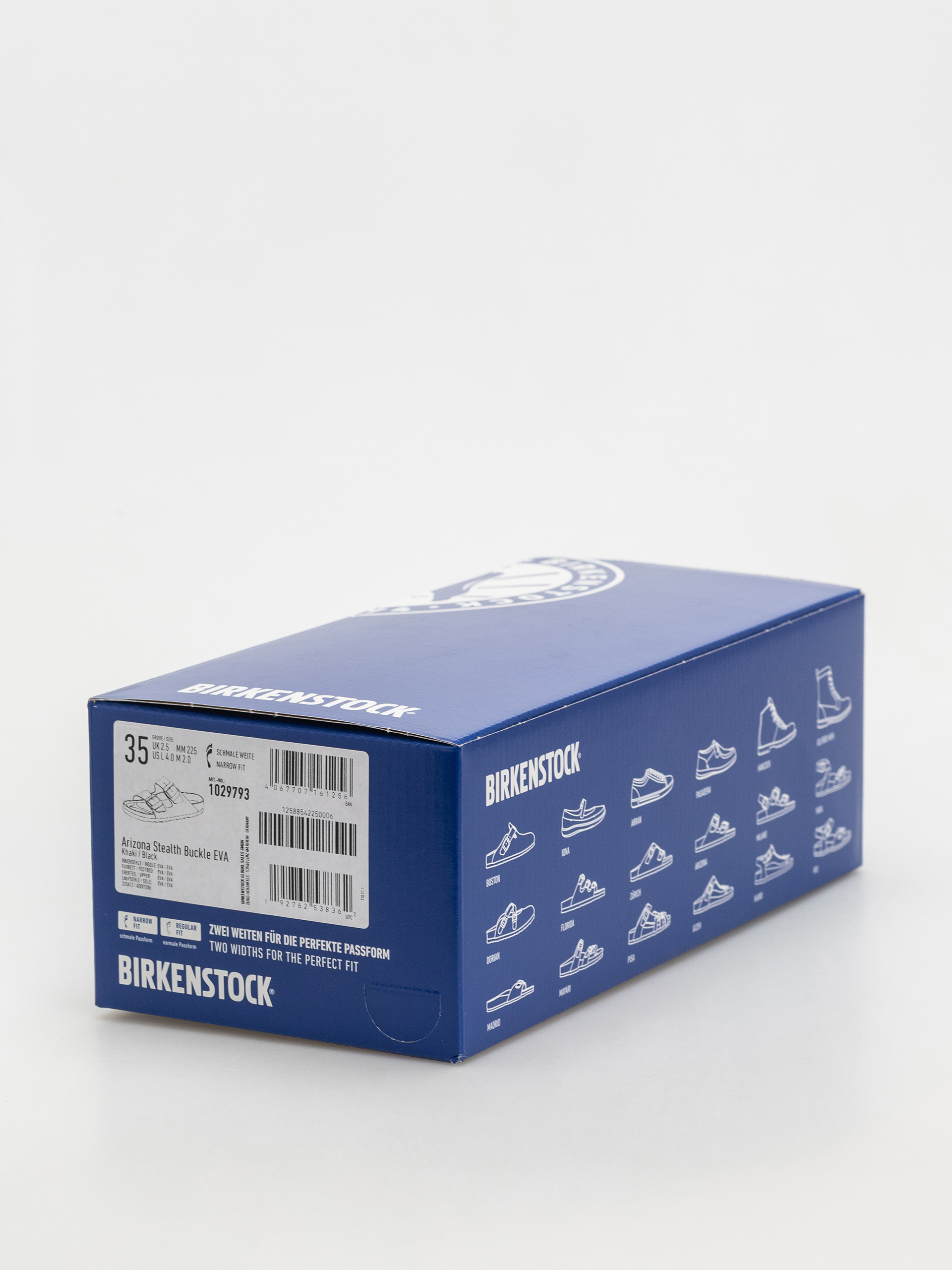 Birkenstock Arizona Stealth Buckle EVA Narrow Wmn Flip-flop papucsok (khaki/black)