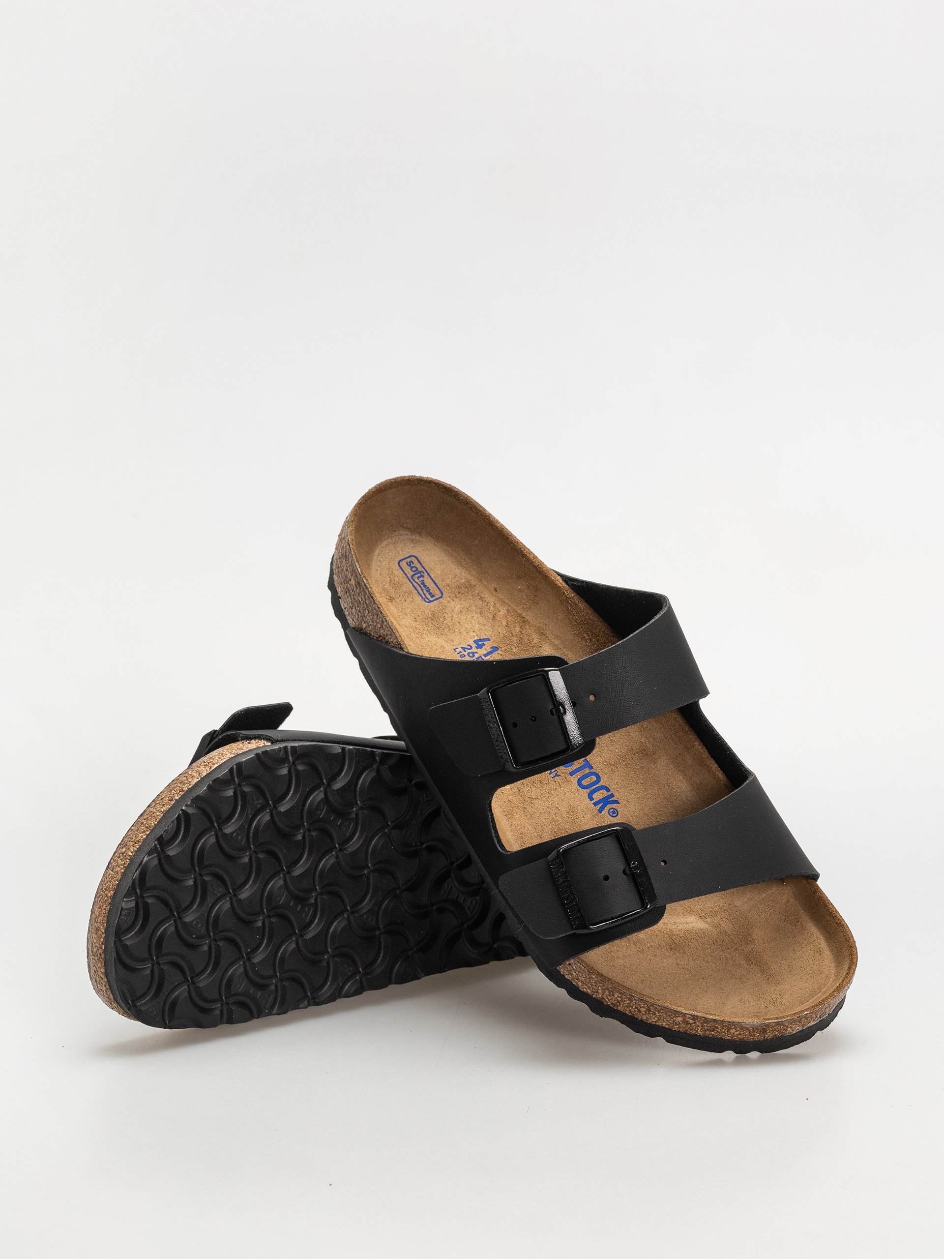 Flip-flop papucsok Birkenstock Arizona Briko Flor Regular (black)