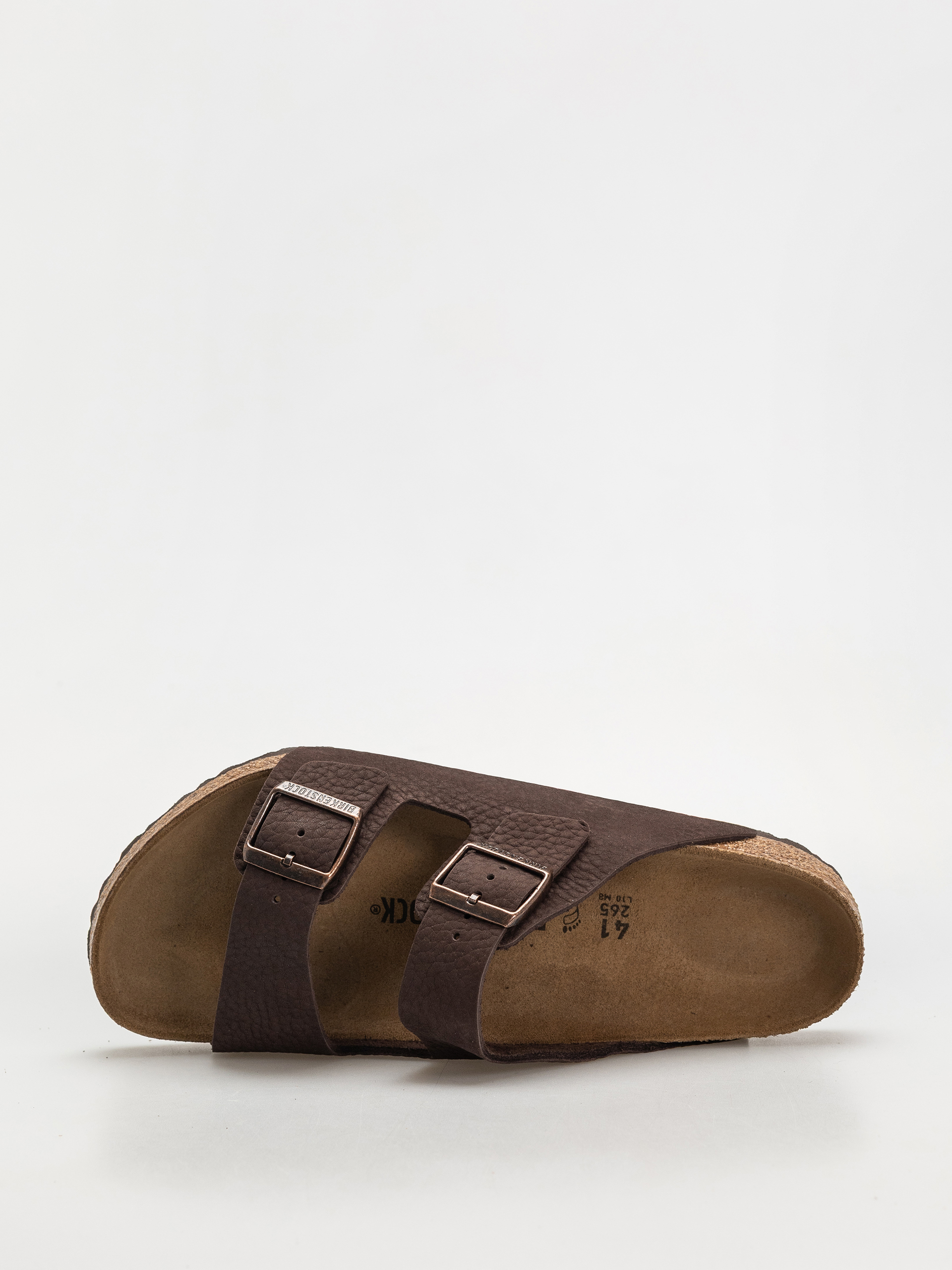 Flip-flop papucsok Birkenstock Arizona Nubuck Leather Regular (desert buck roast)