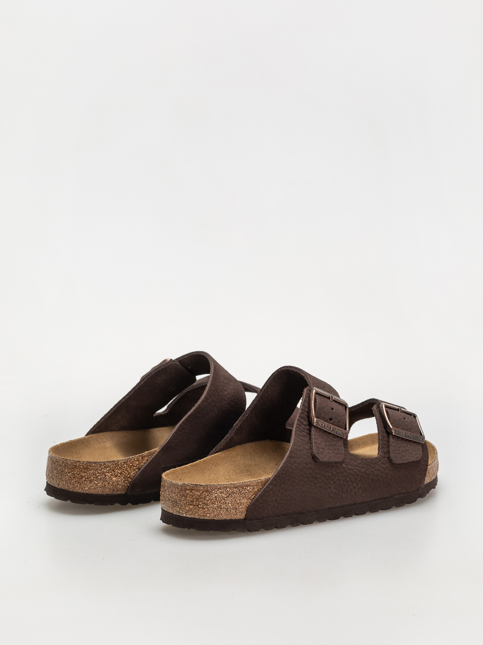Flip-flop papucsok Birkenstock Arizona Nubuck Leather Regular (desert buck roast)