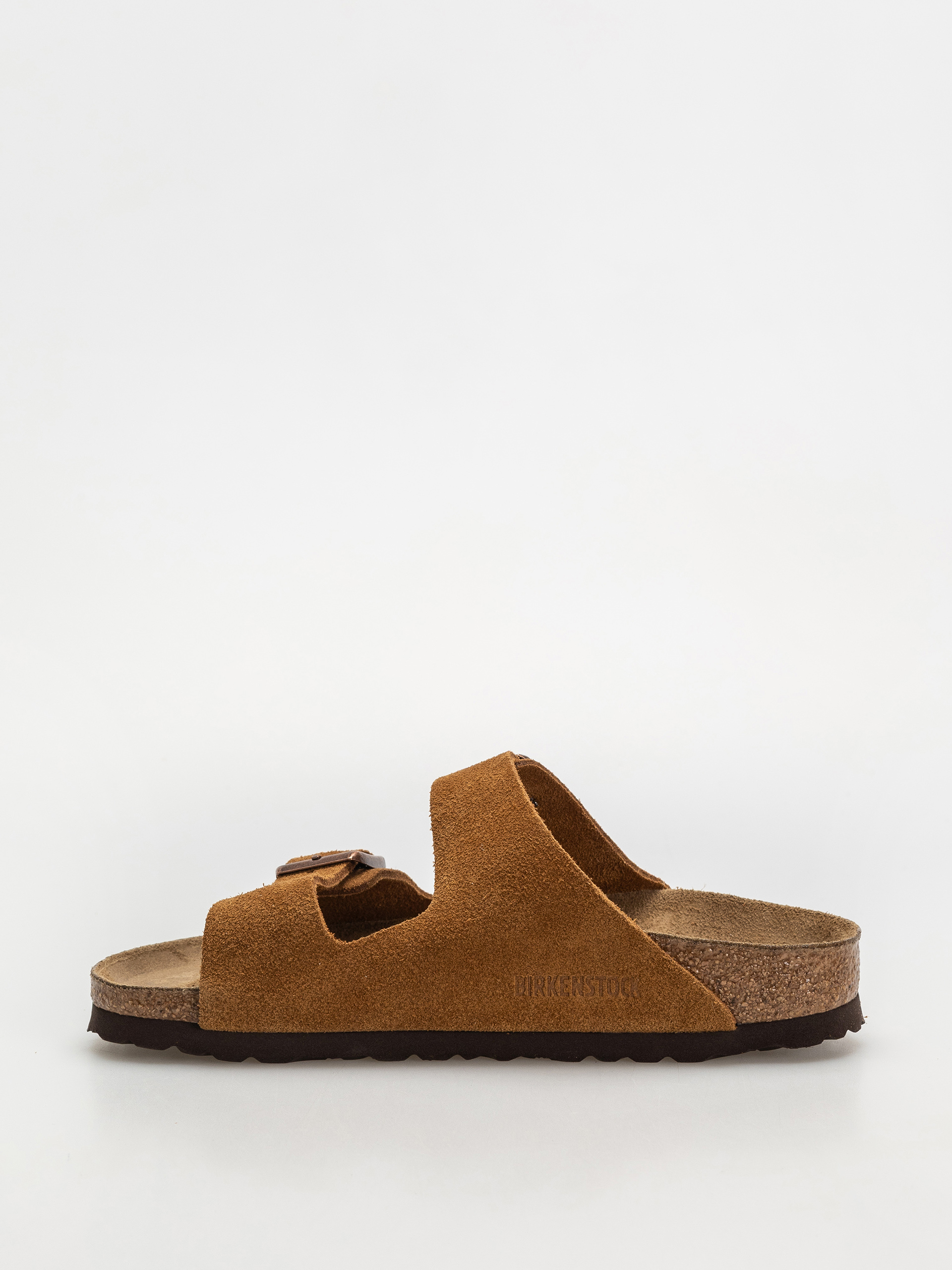 Flip-flop papucsok Birkenstock Arizona Suede Leather Narrow Wmn (mink)