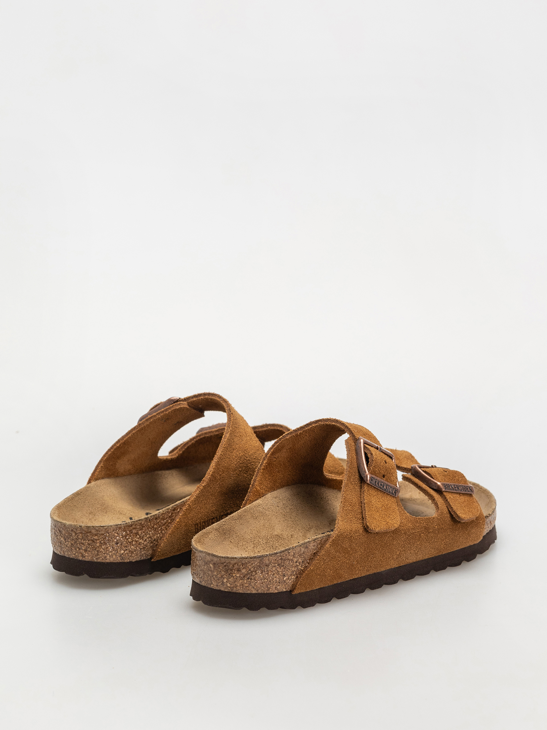 Flip-flop papucsok Birkenstock Arizona Suede Leather Narrow Wmn (mink)