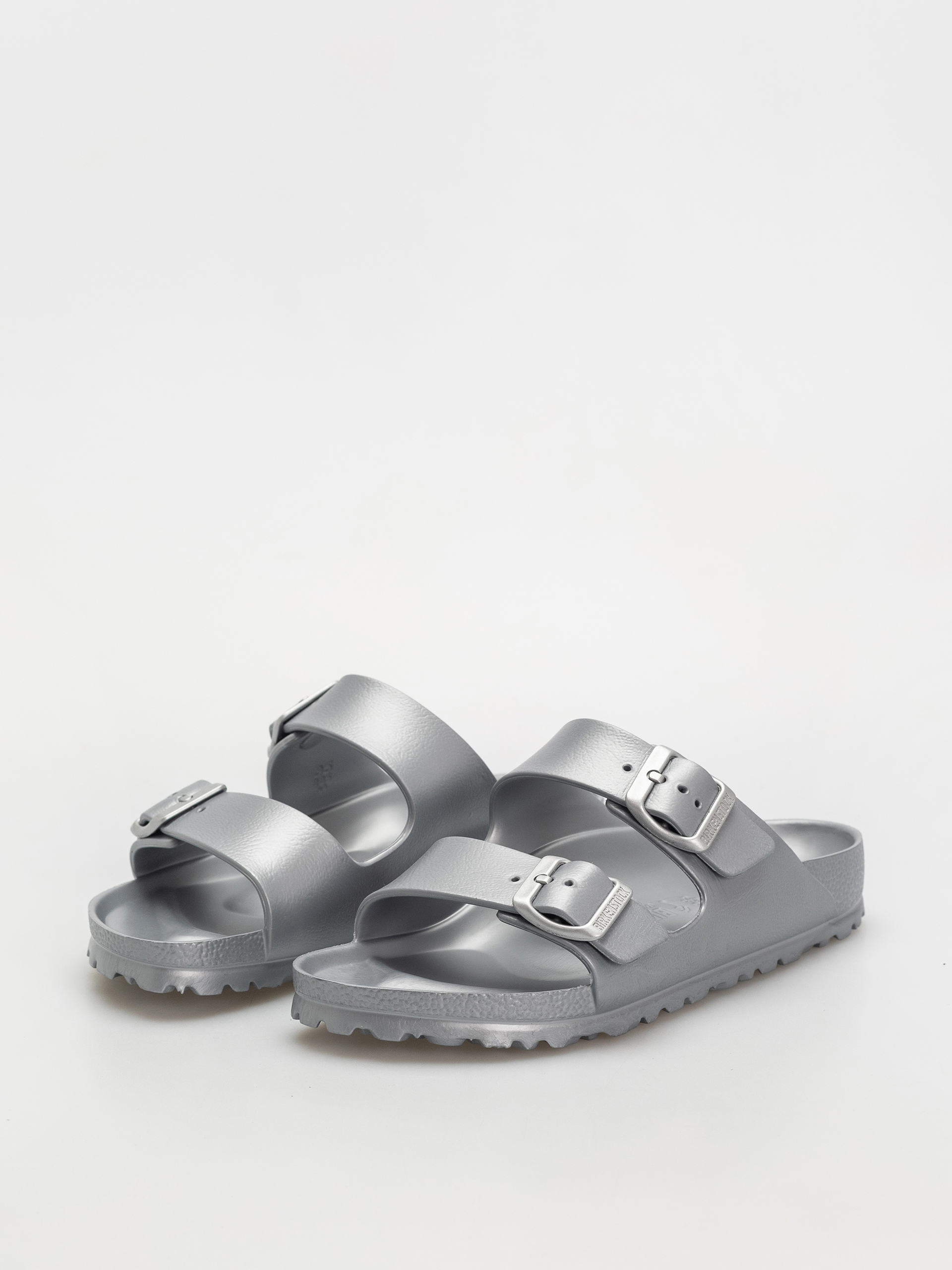 Flip-flop papucsok Birkenstock Arizona EVA Narrow Wmn (metallic silver)