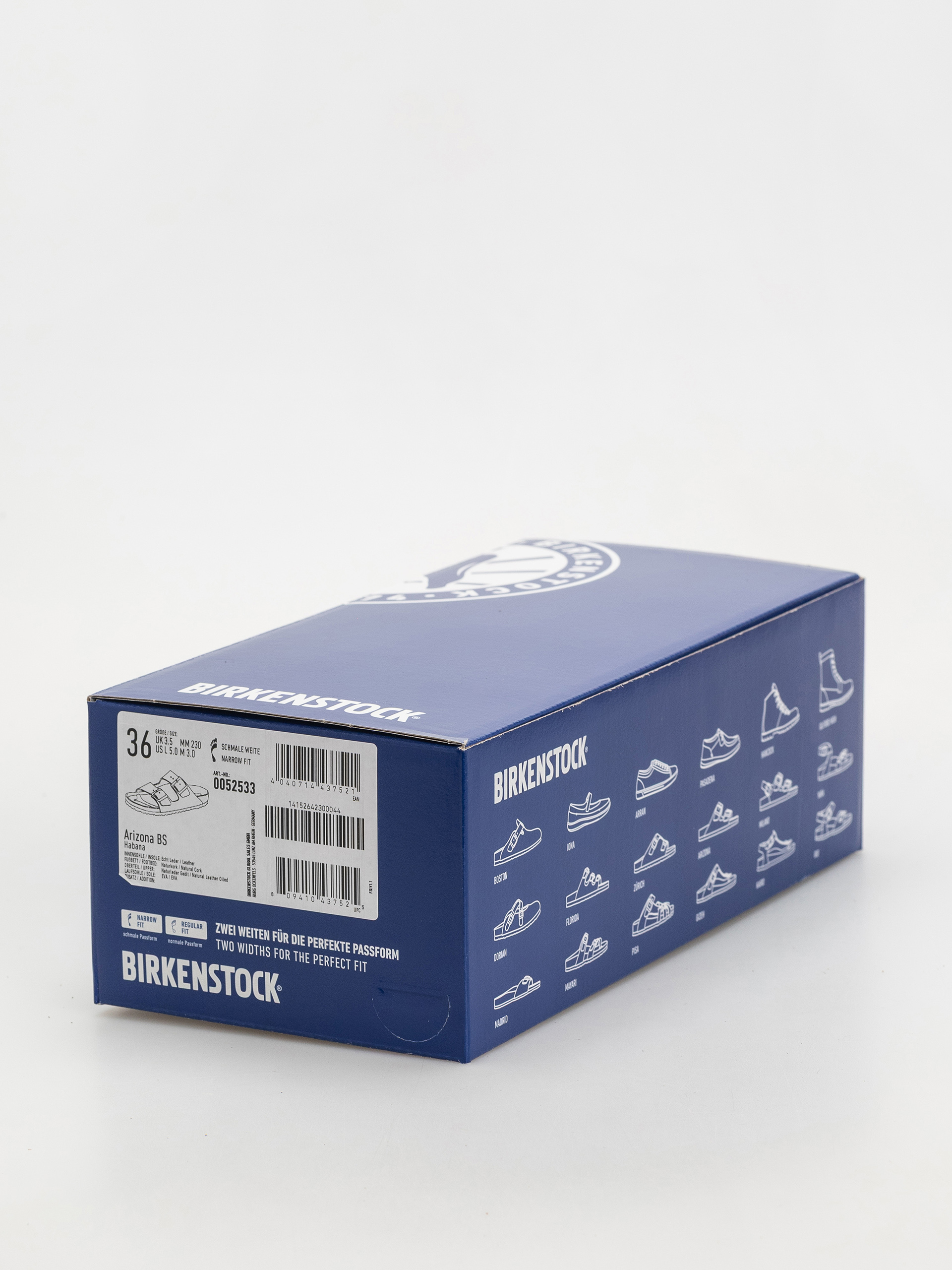 Birkenstock Arizona Oiled Leather Narrow Wmn Flip-flop papucsok (habana)