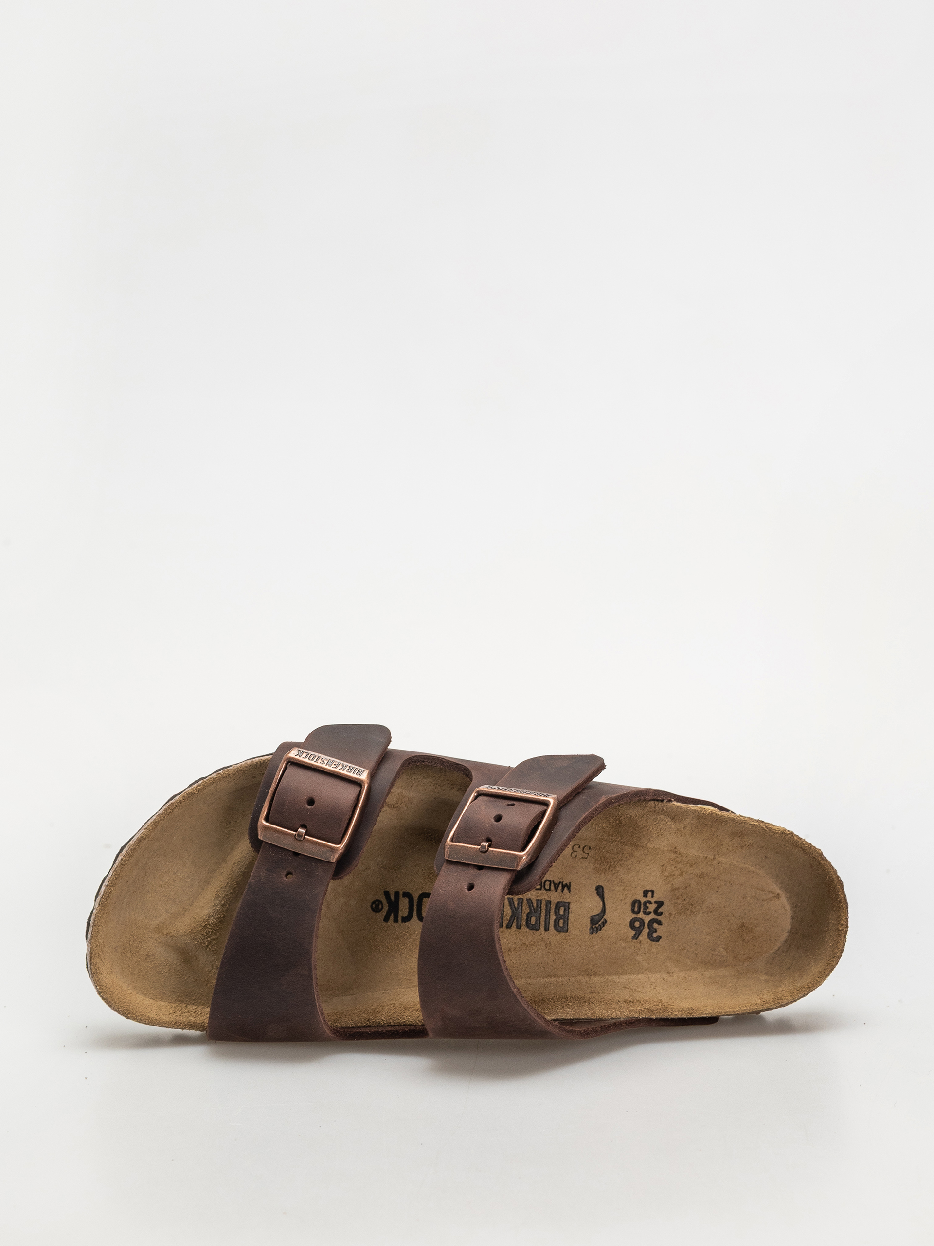 Birkenstock Arizona Oiled Leather Narrow Wmn Flip-flop papucsok (habana)