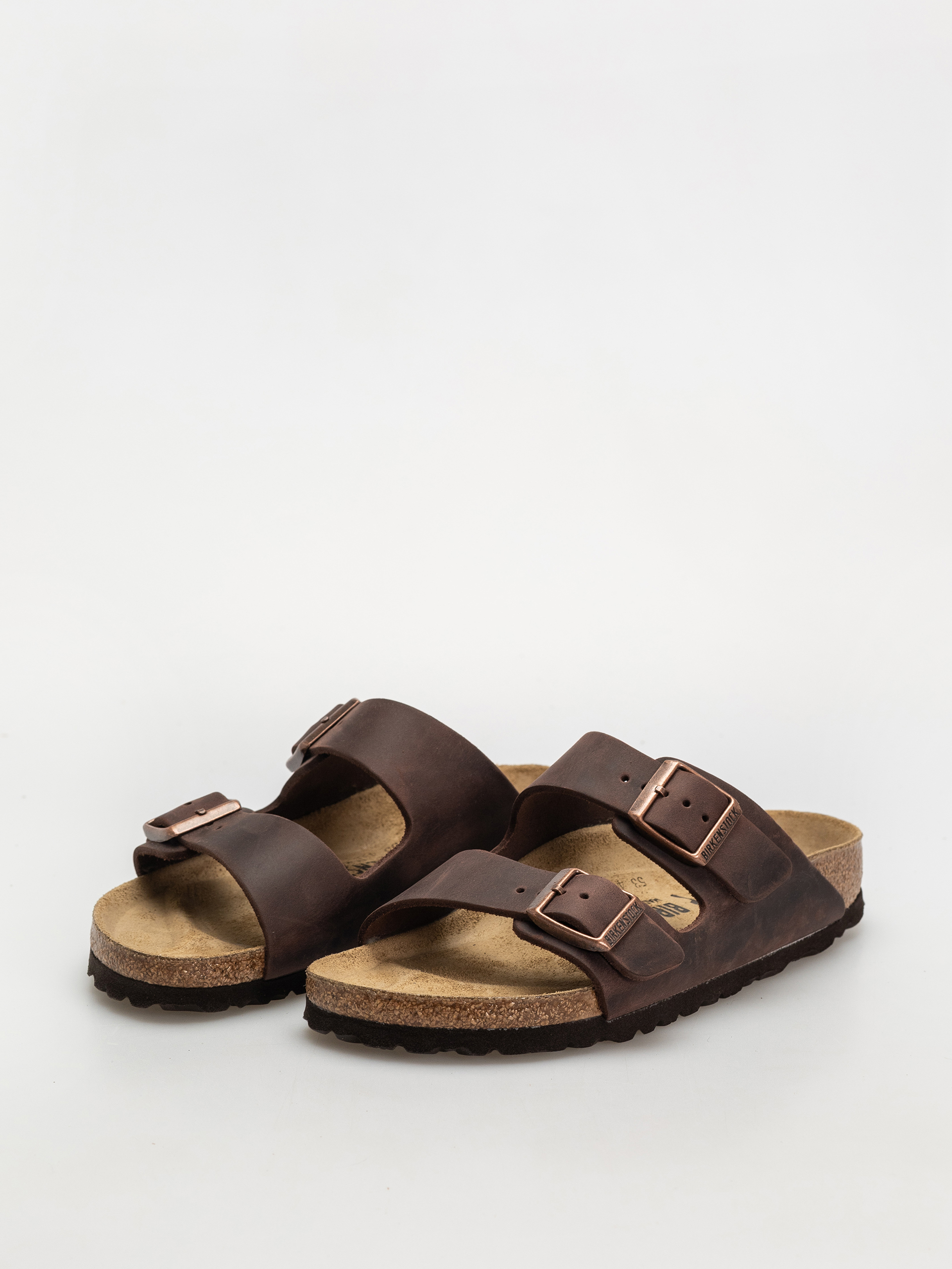 Birkenstock Arizona Oiled Leather Narrow Wmn Flip-flop papucsok (habana)