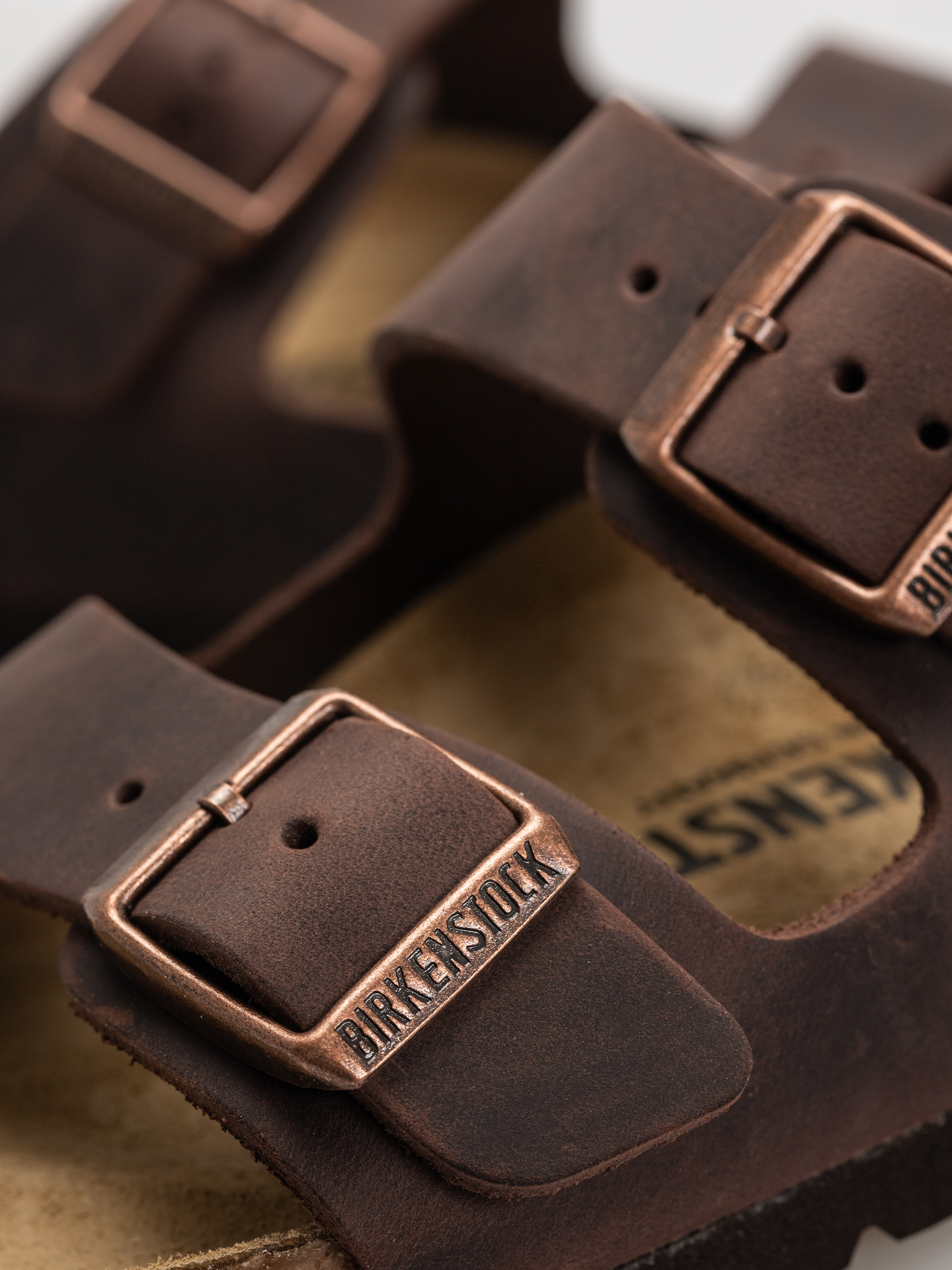 Birkenstock Arizona Oiled Leather Narrow Wmn Flip-flop papucsok (habana)