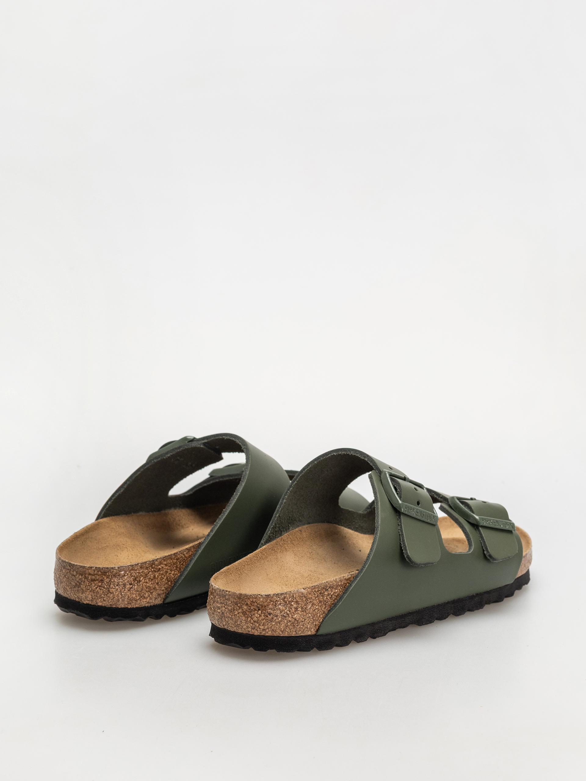 Flip-flop papucsok Birkenstock Arizona Natural Leather Narrow Wmn (thyme)