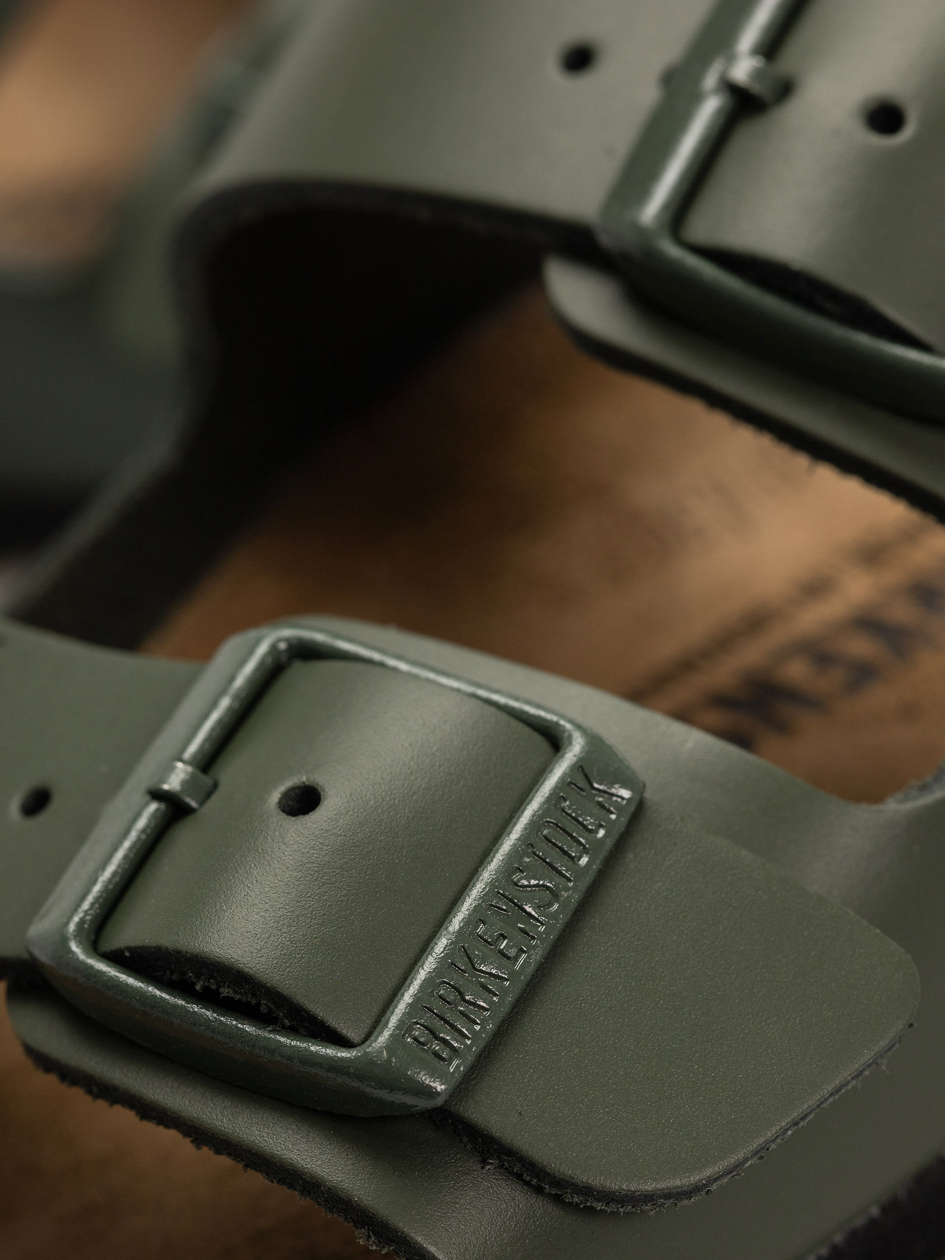 Flip-flop papucsok Birkenstock Arizona Natural Leather Narrow Wmn (thyme)