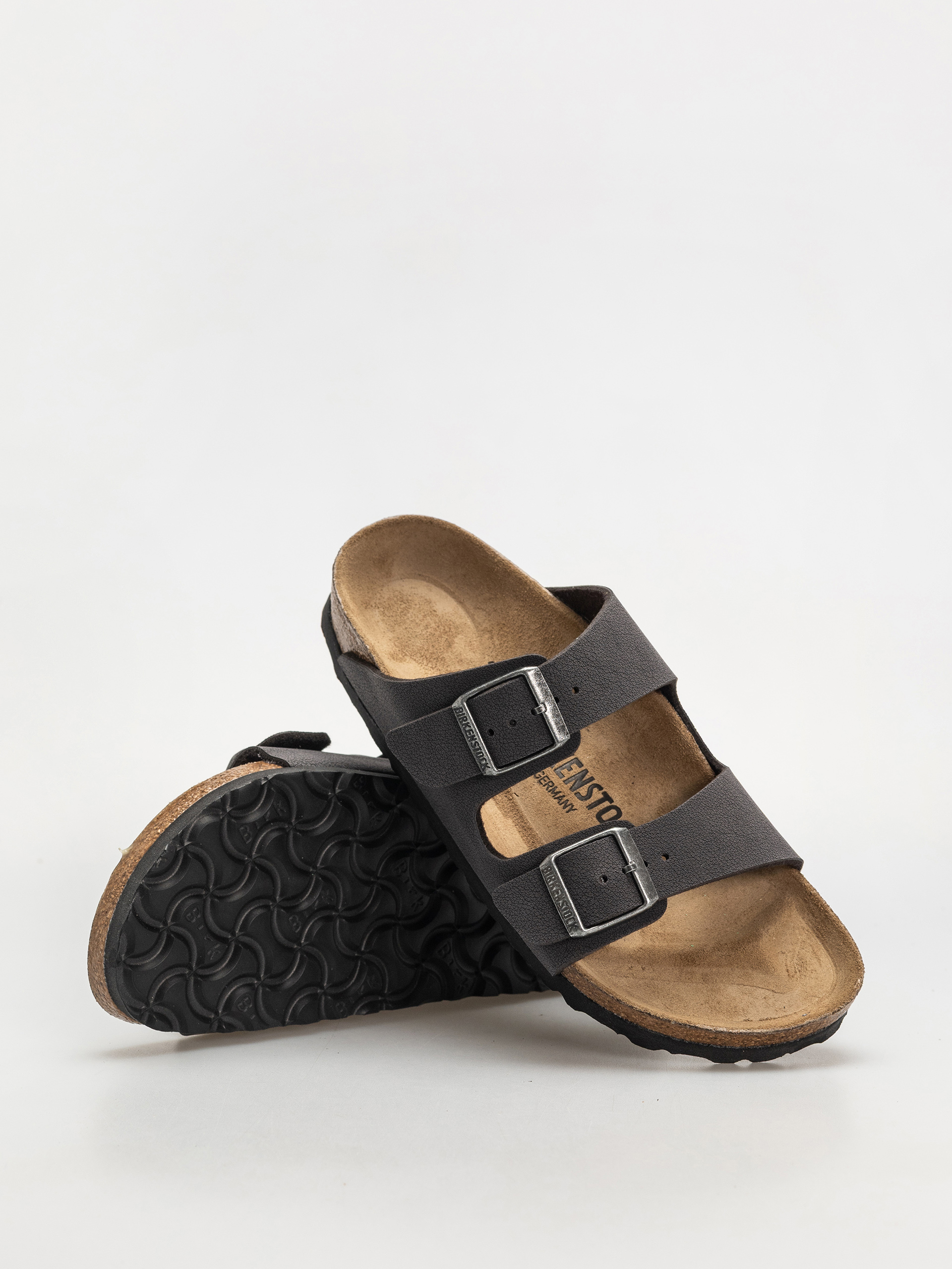 Flip-flop papucsok Birkenstock Arizona Birkibuc Narrow Wmn (velvet gray)