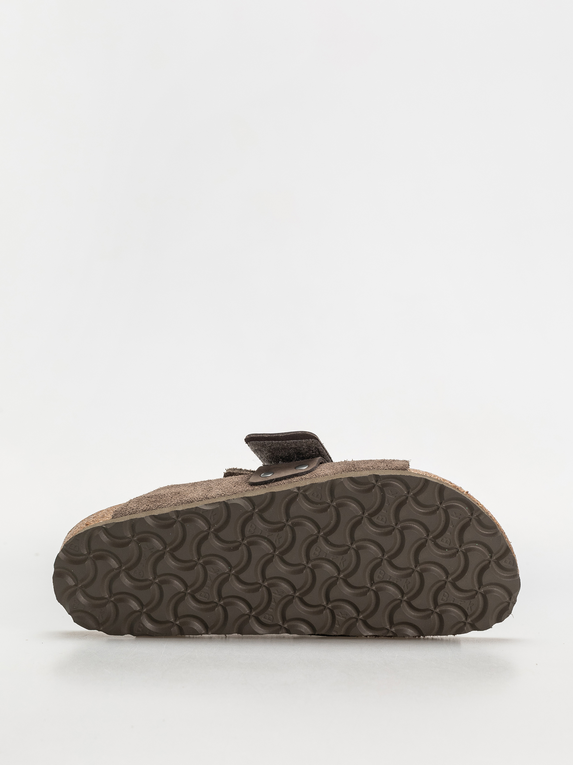 Flip-flop papucsok Birkenstock Kyoto Nubuck Suede Leather Narrow Wmn (concrete gray)