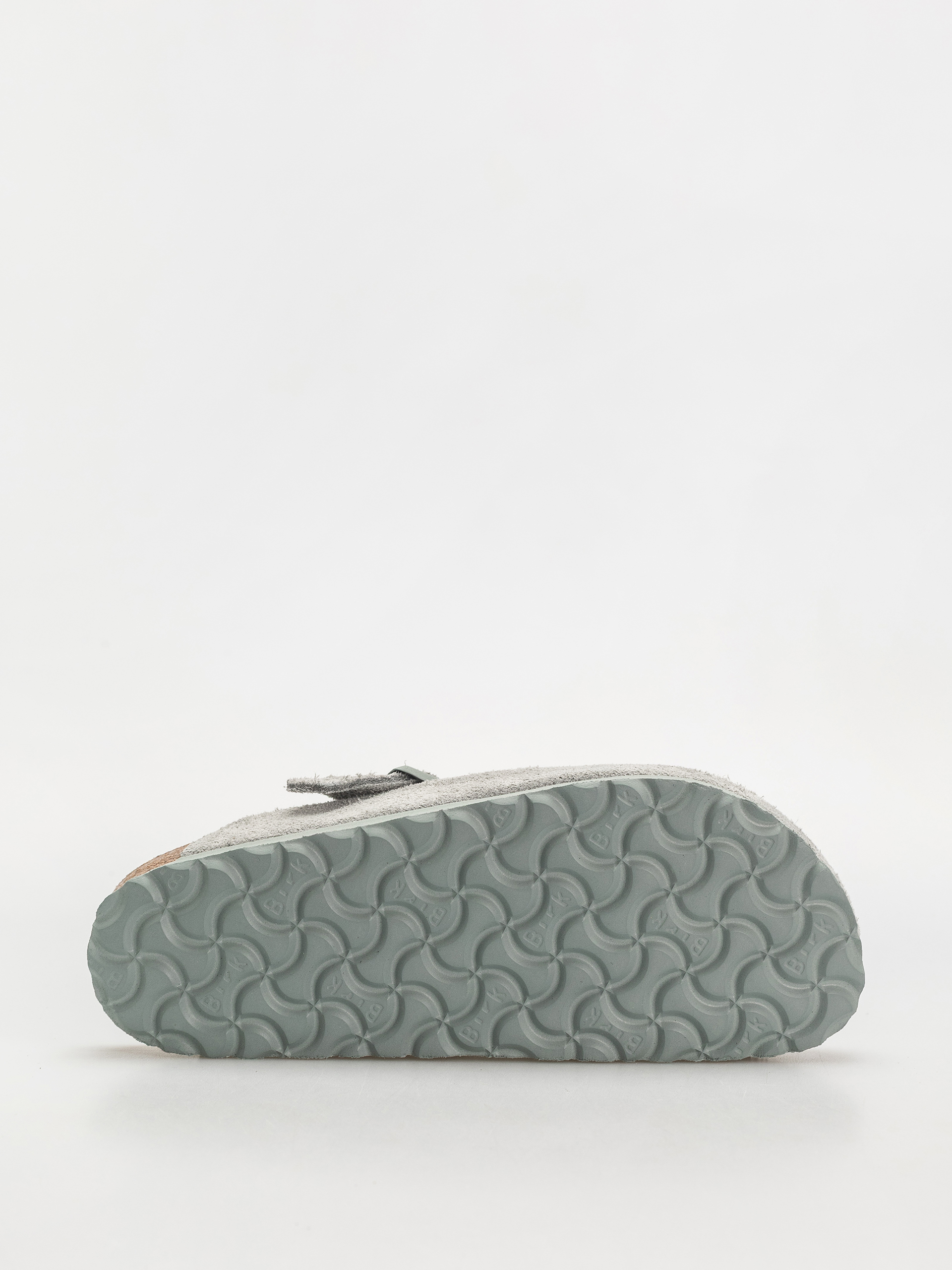 Flip-flop papucsok Birkenstock Boston Suede Leather Narrow Wmn (pure sage)