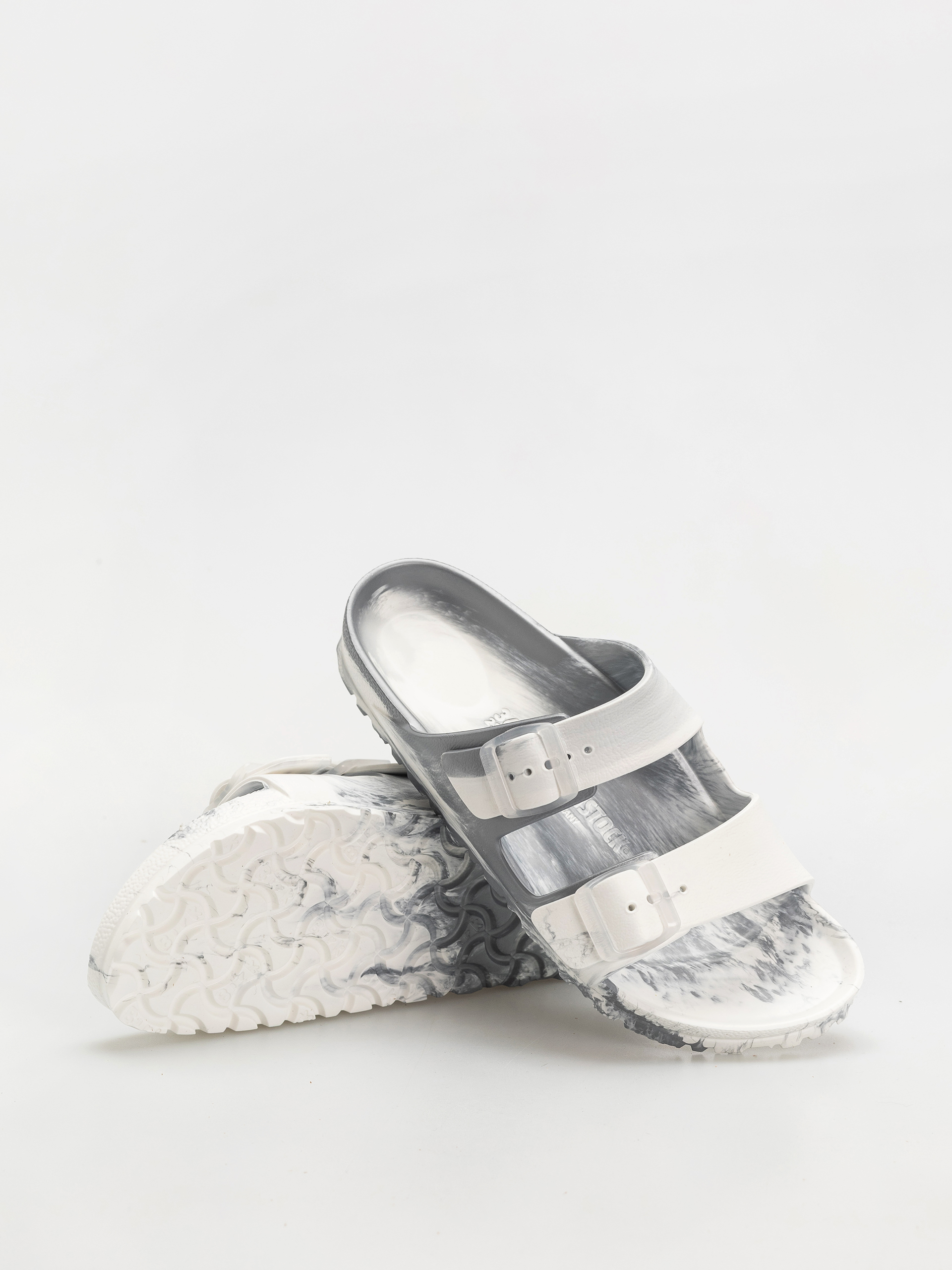 Flip-flop papucsok Birkenstock Arizona EVA Narrow Wmn (metallic silver multi)