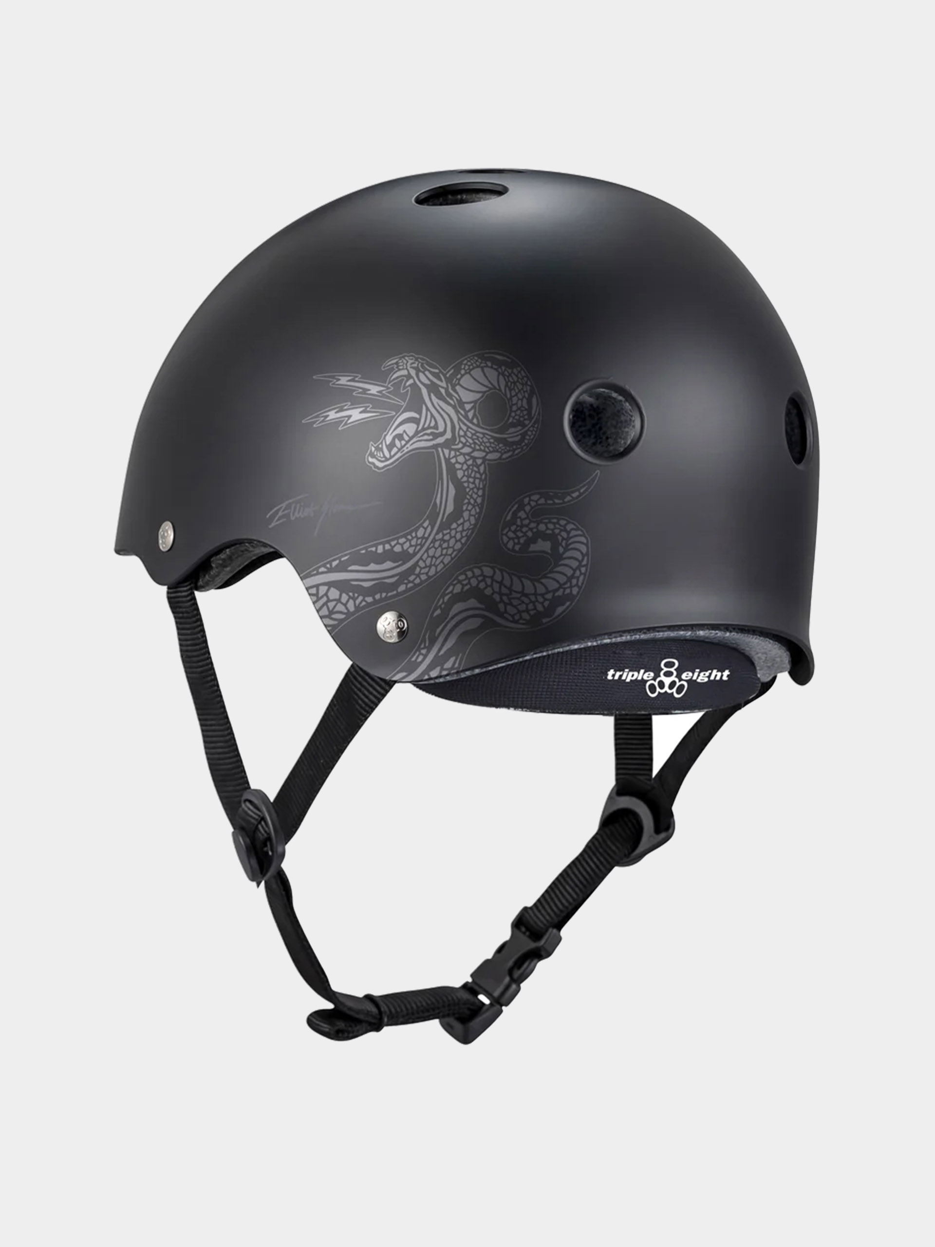 Sisak Triple Eight Deep Cover Helmet (elliot sloan signature edition)