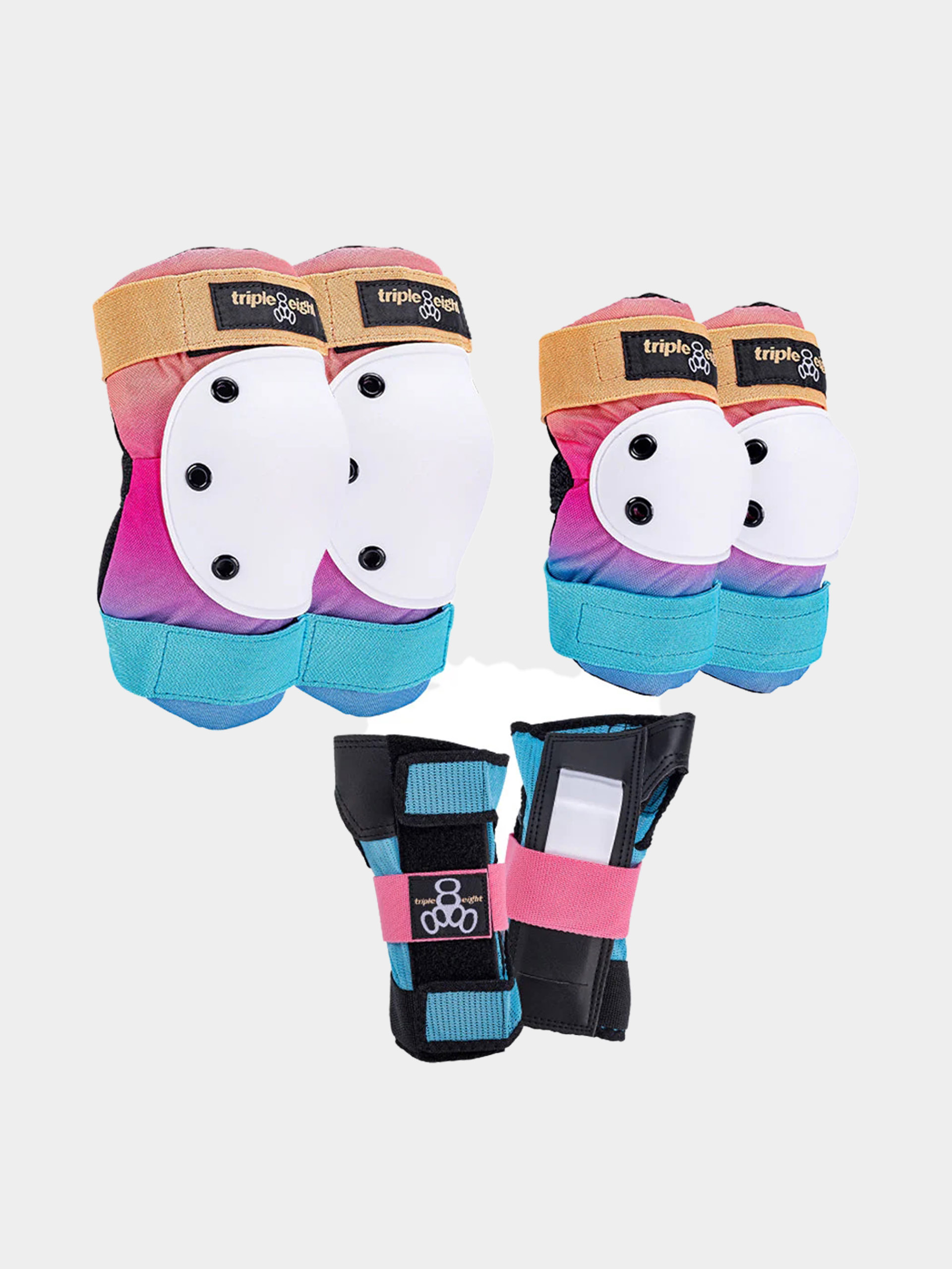 Vu00e9du0151felszerelu00e9s Triple Eight Saver Series 3 Pack JR (sunset)