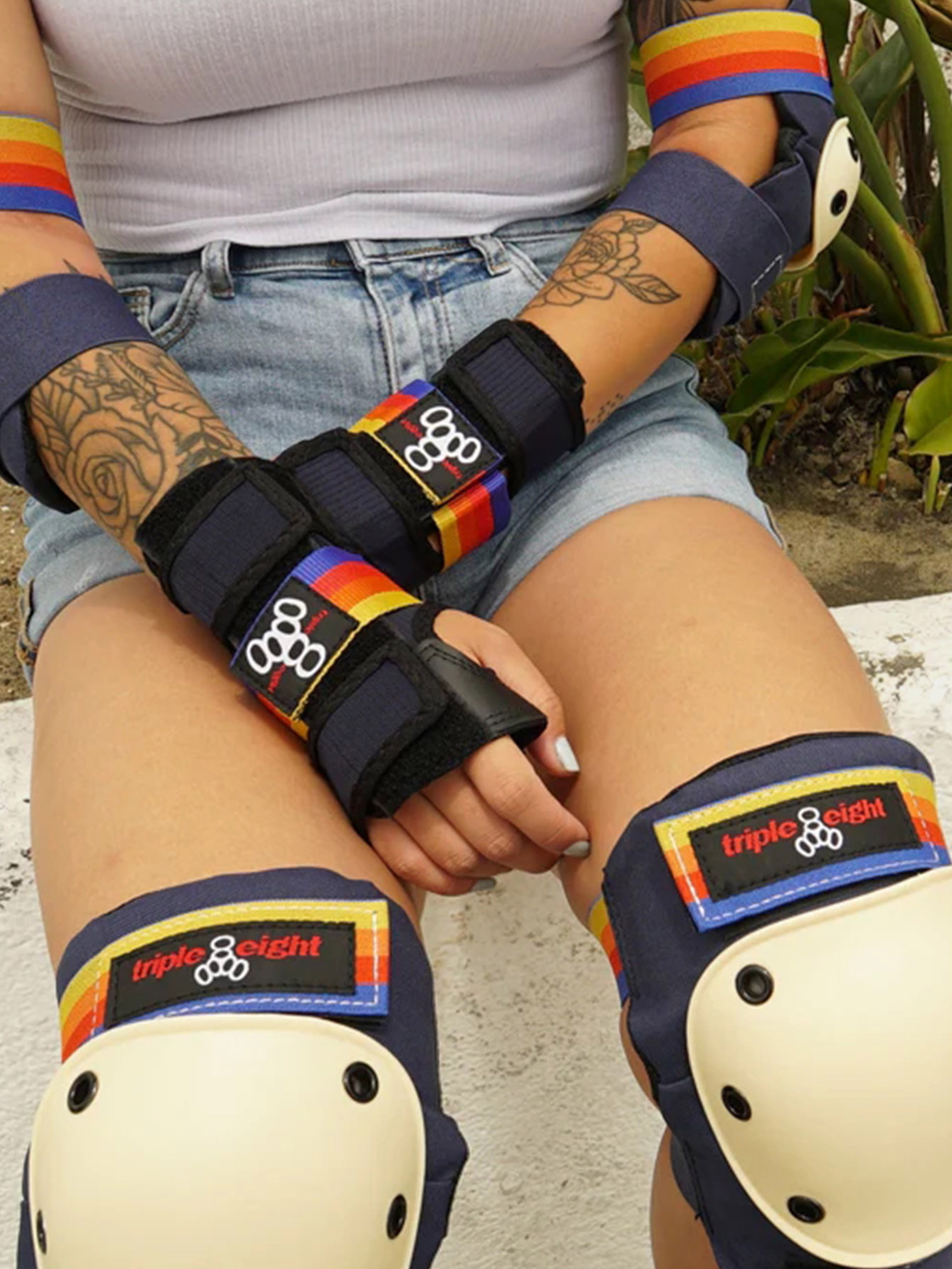 Védőfelszerelés Triple Eight Saver Color Series 3 Pack (pacific beach)